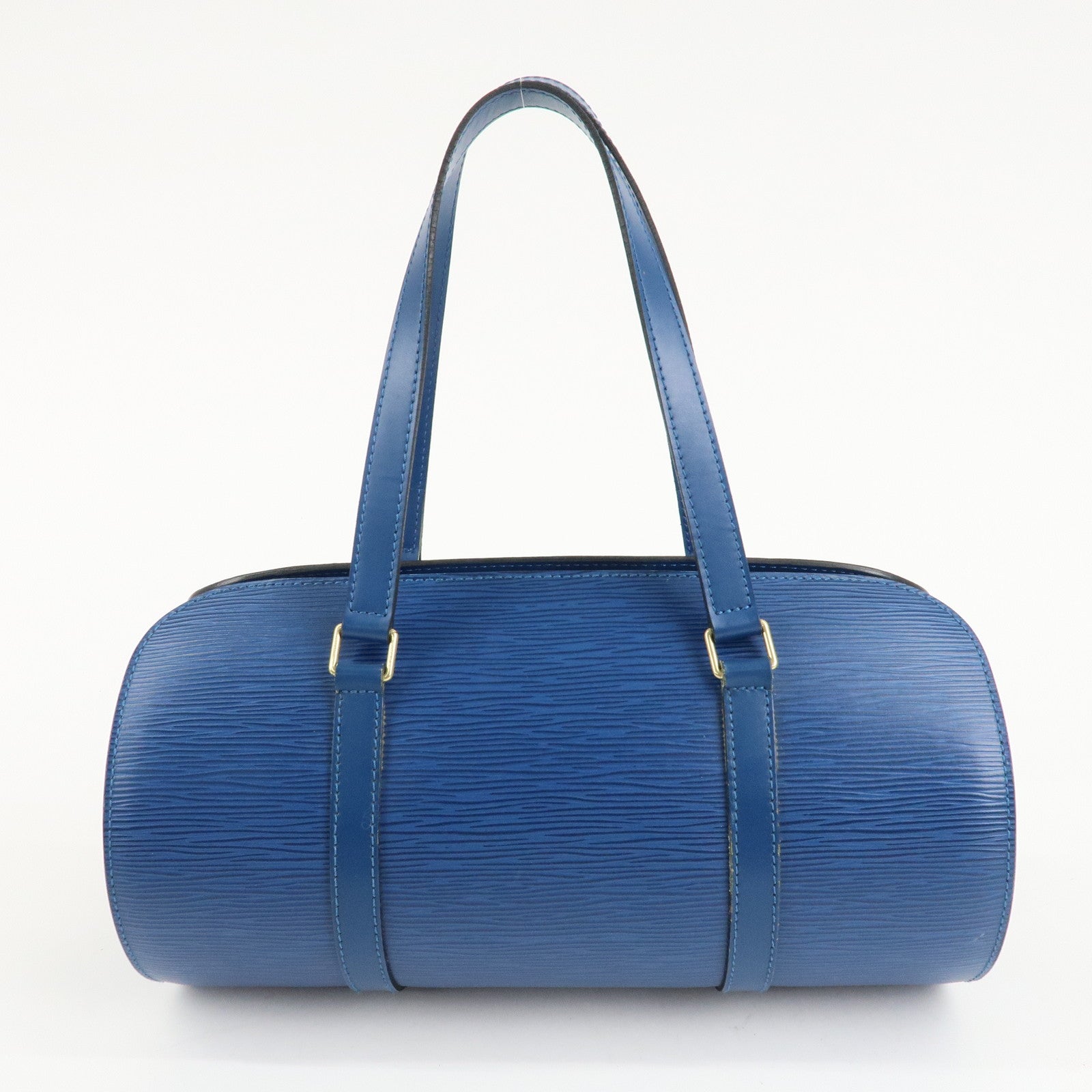 Louis Vuitton Epi Soufflot Shoulder Bag Hand Bag Blue M52225 Used