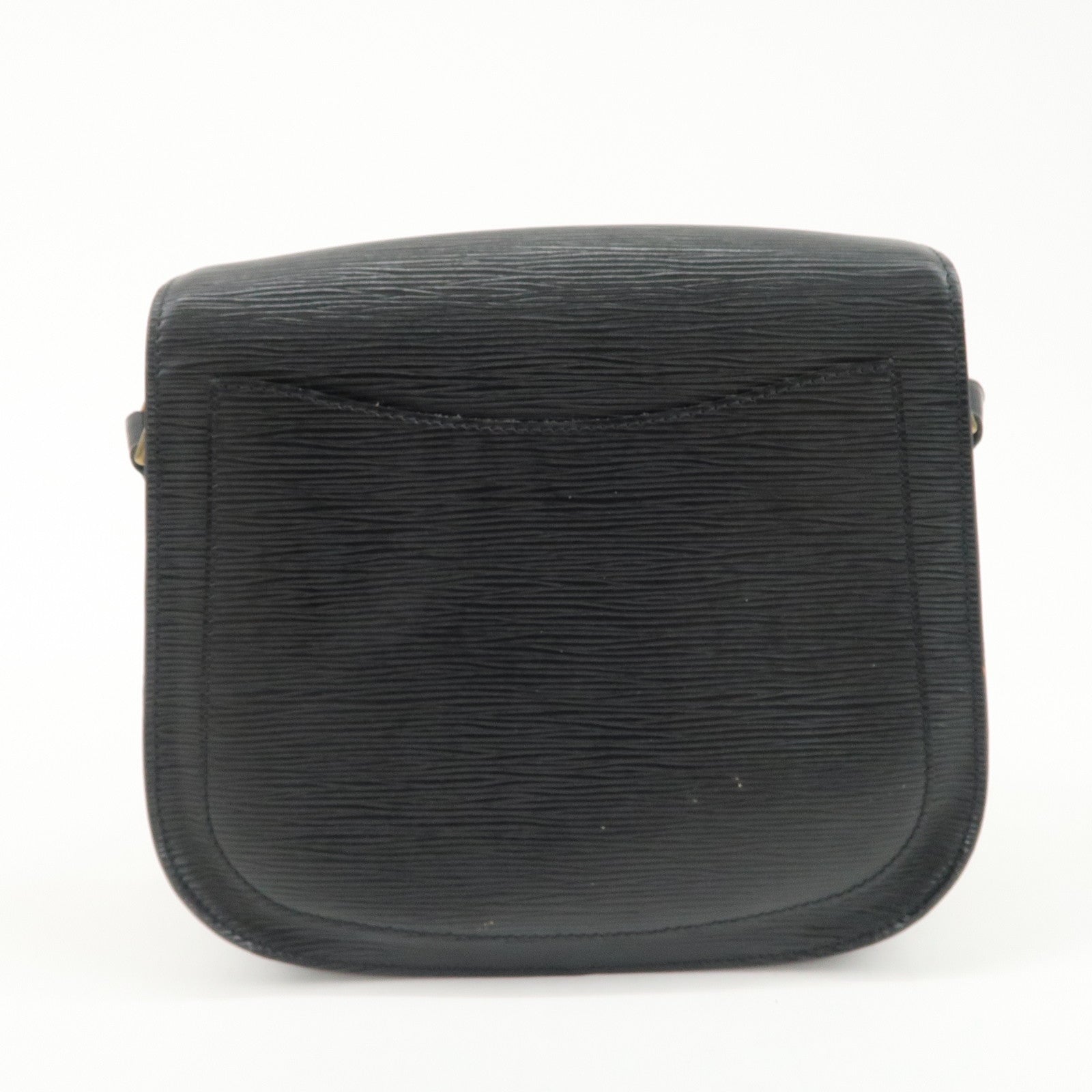 Louis Vuitton Epi Saint Cloud Shoulder Bag Black Noir M52192 Used