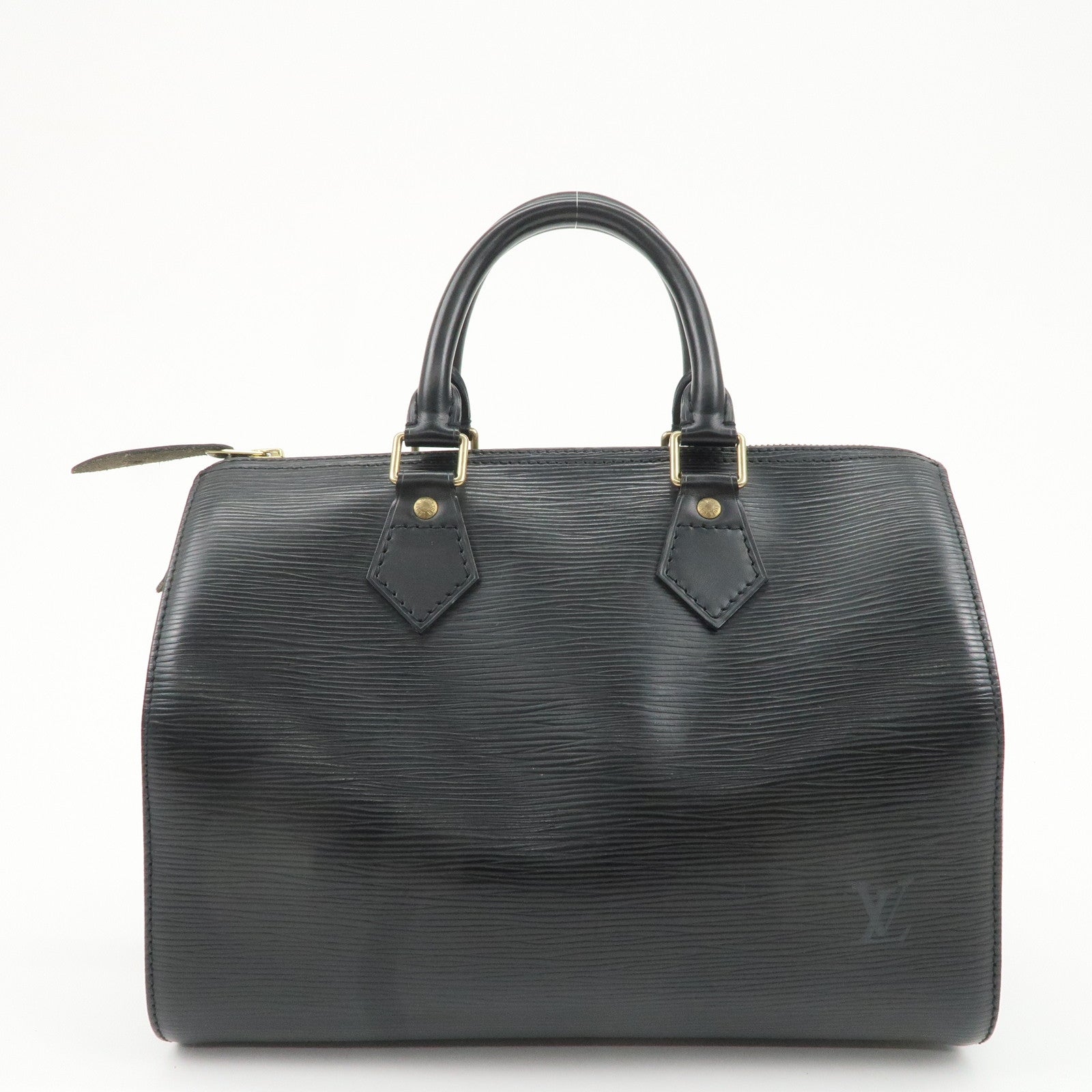 Louis Vuitton Epi Speedy 25 Boston Bag Hand Bag Noir Black M43012 Used