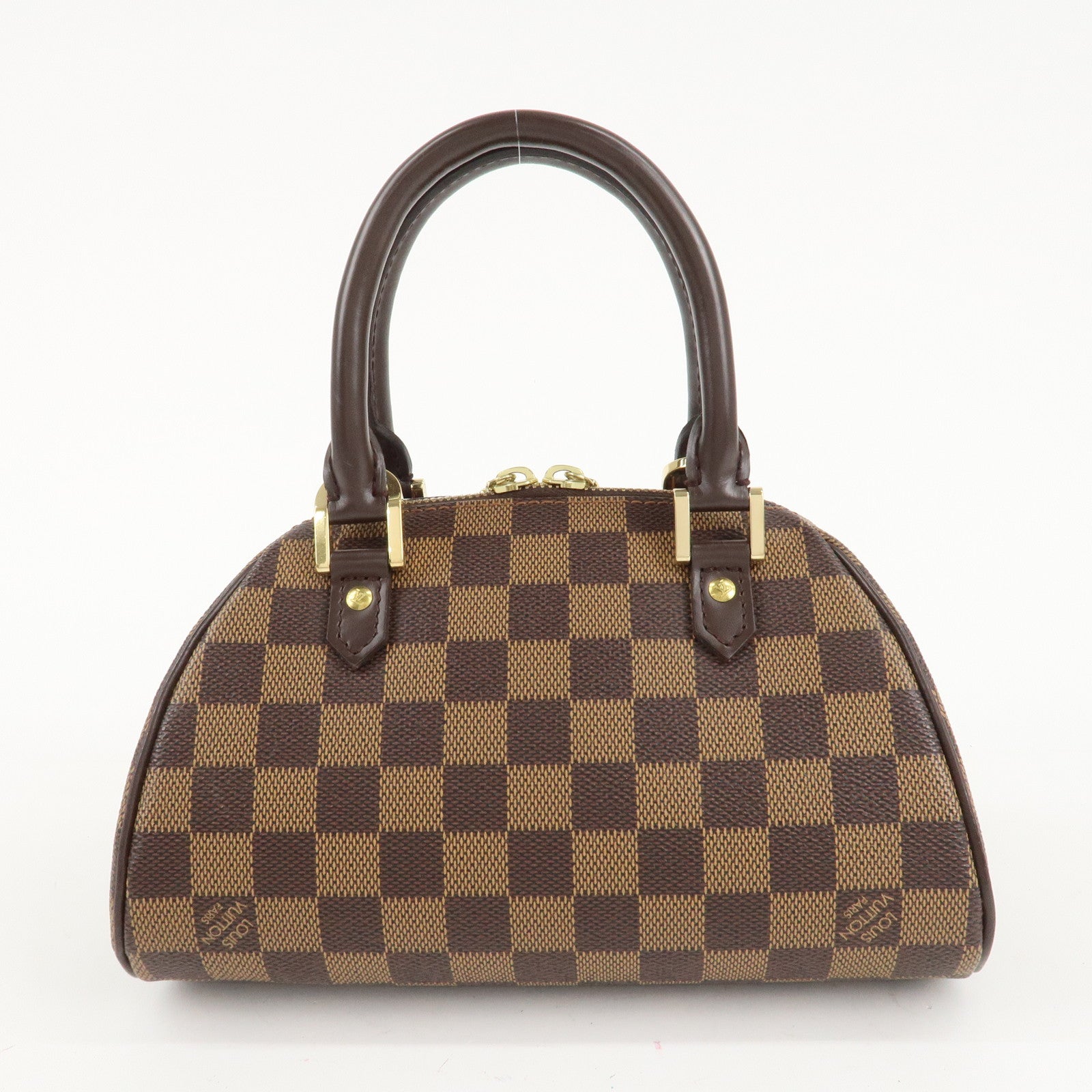 Louis Vuitton Damier Rivera Mini Hand Bag N41436 Brown Used