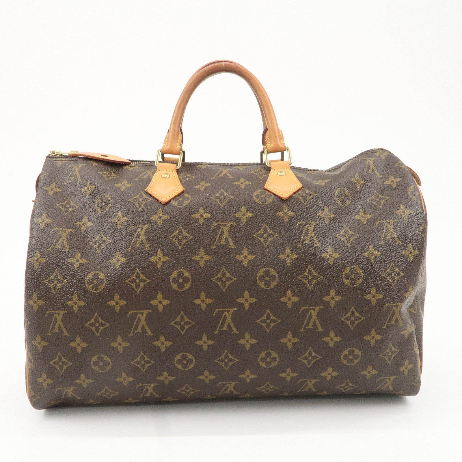 Louis Vuitton Monogram Speedy 40 Hand Bag Boston Bag M41522 Used