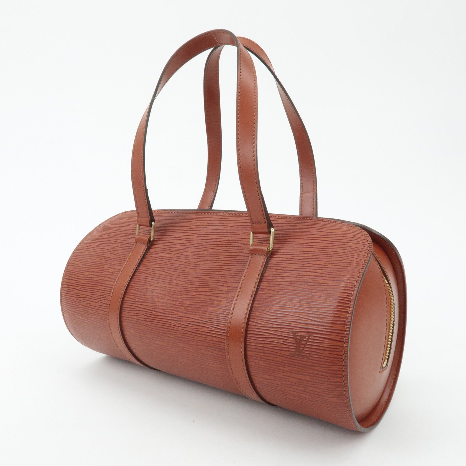 Louis Vuitton Epi Soufflot Shoulder Bag Kenya Brown M52223 Used