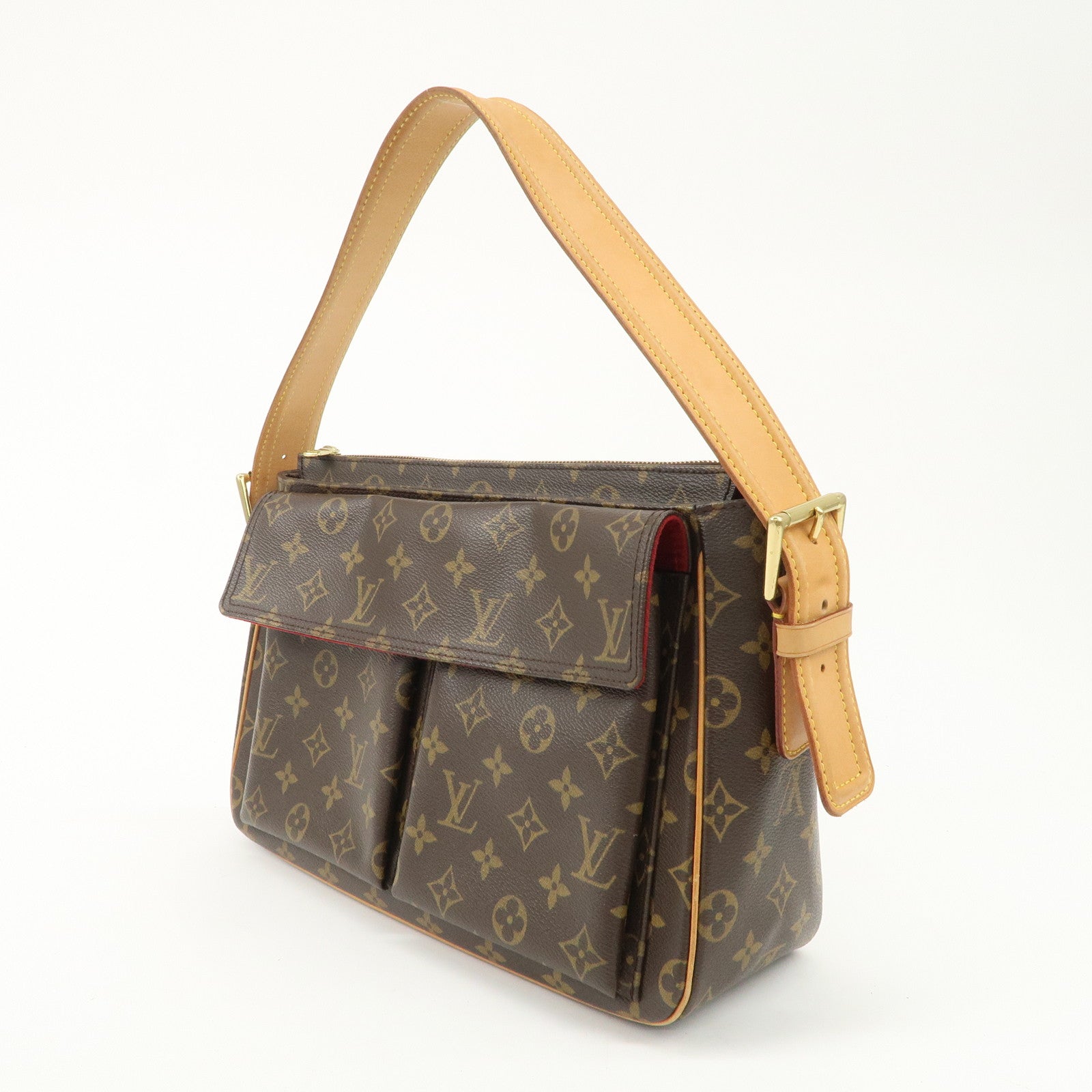 Louis Vuitton Monogram Viva Cite GM Shoulder Bag FA Engraved M51163Used F/S Used