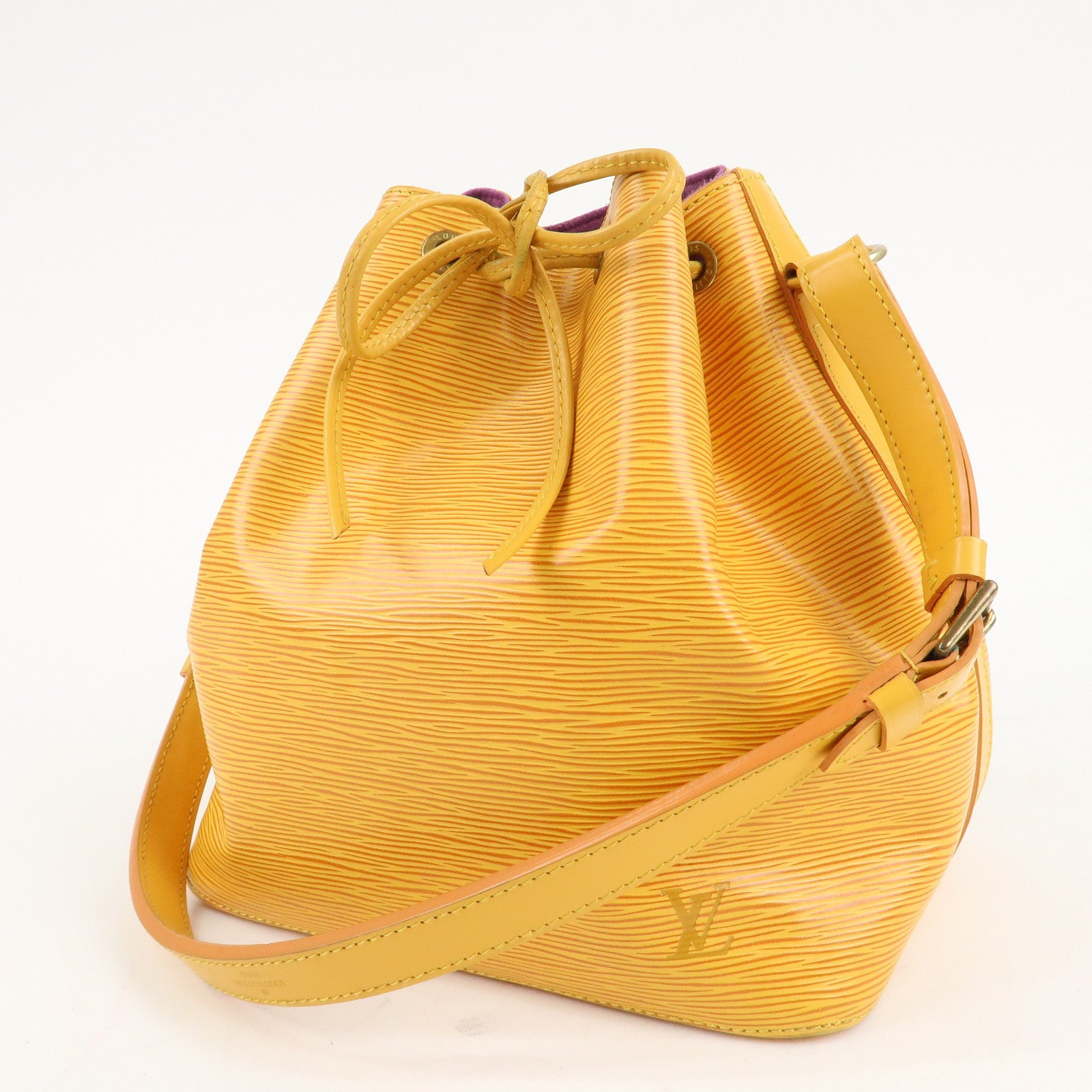 Louis Vuitton Epi Petit Noe Shoulder Bag Tassili Yellow M44109 Used