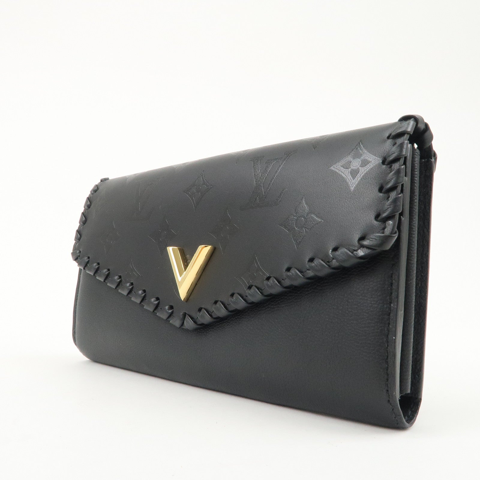 Louis Vuitton Monogram Portefeuille Very Wallet Noir M62059 Used