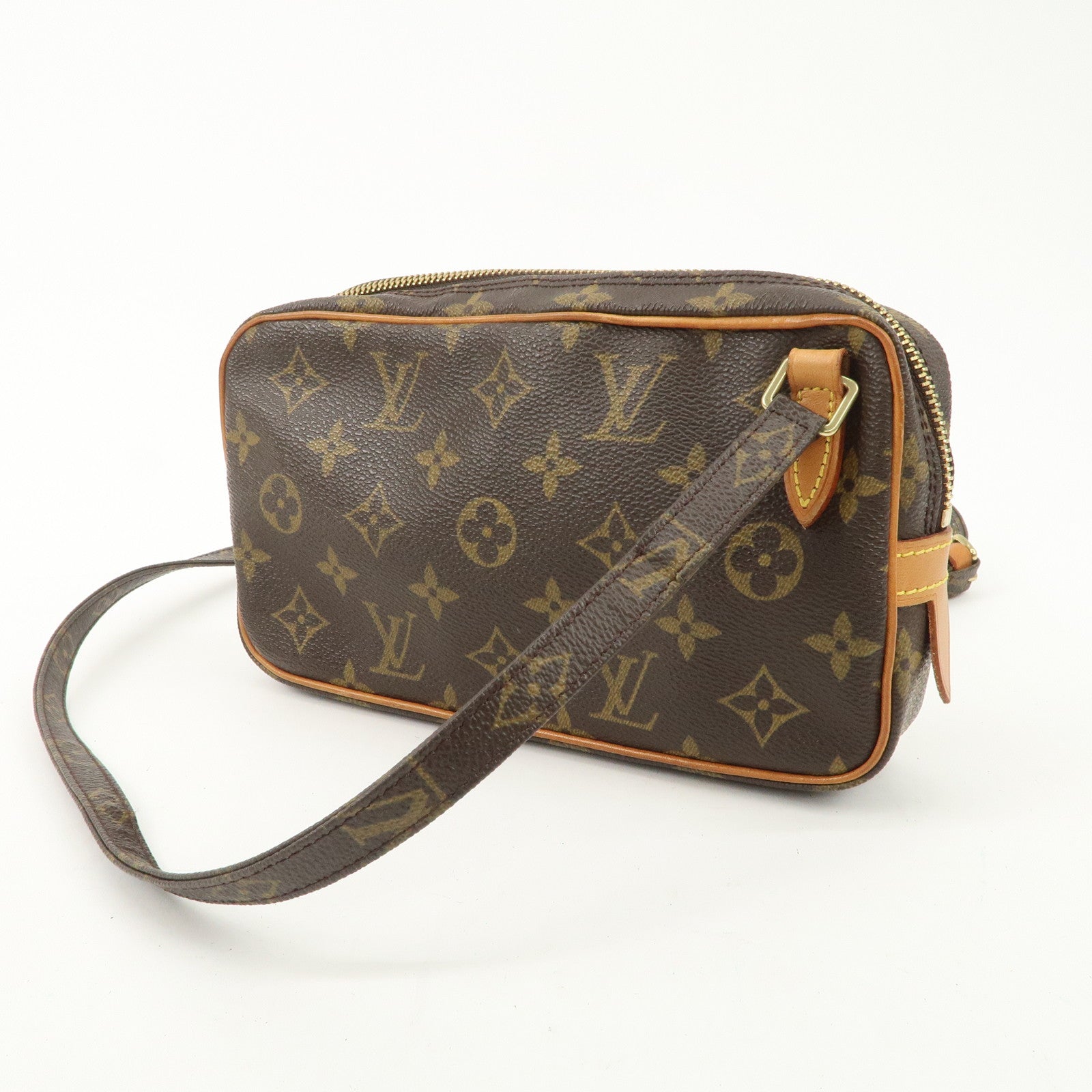 Louis Vuitton Monogram Pochette Marly Bandouliere Brown M51828 Used