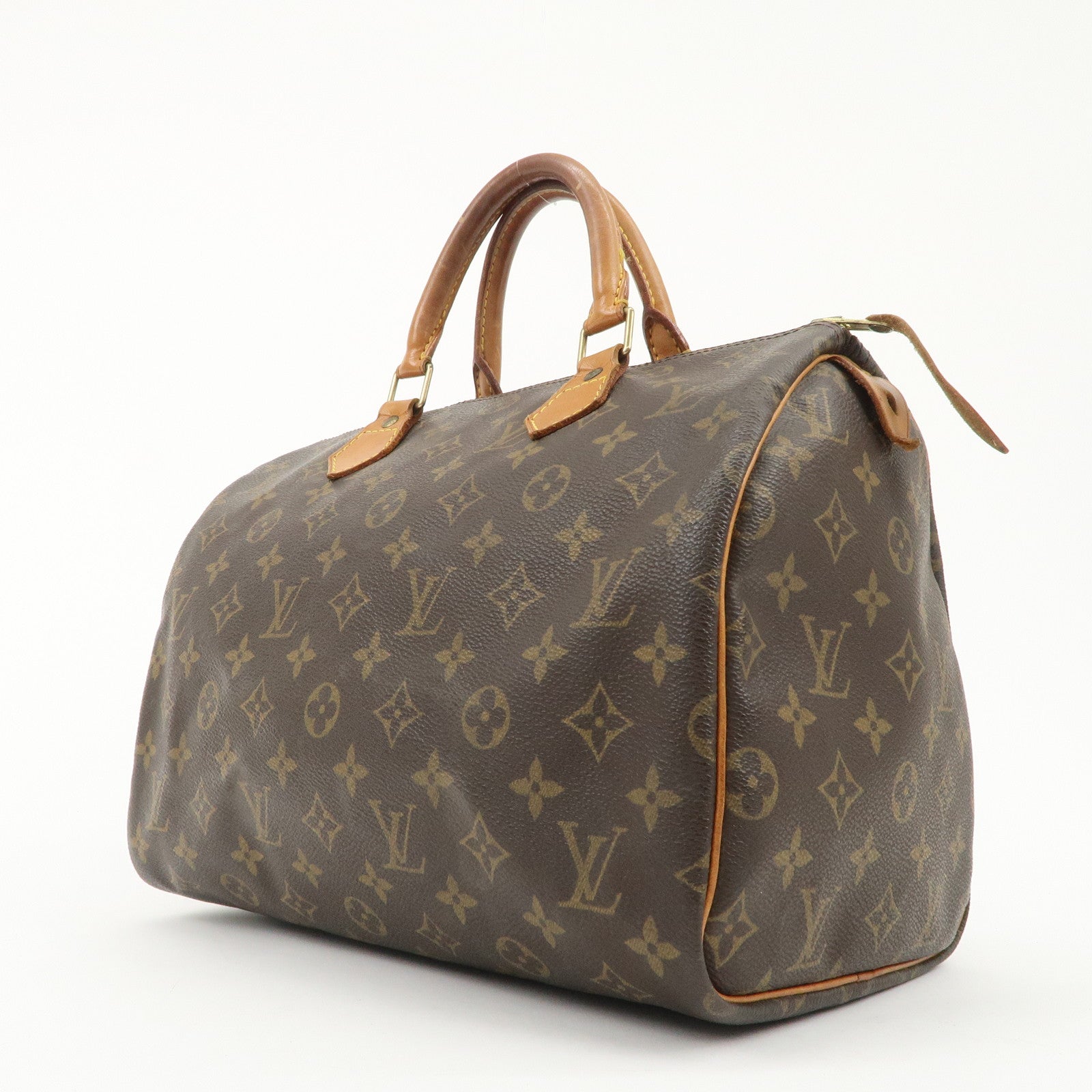 Louis Vuitton Monogram Speedy 30 Hand Bag Boston Bag M41526 Used