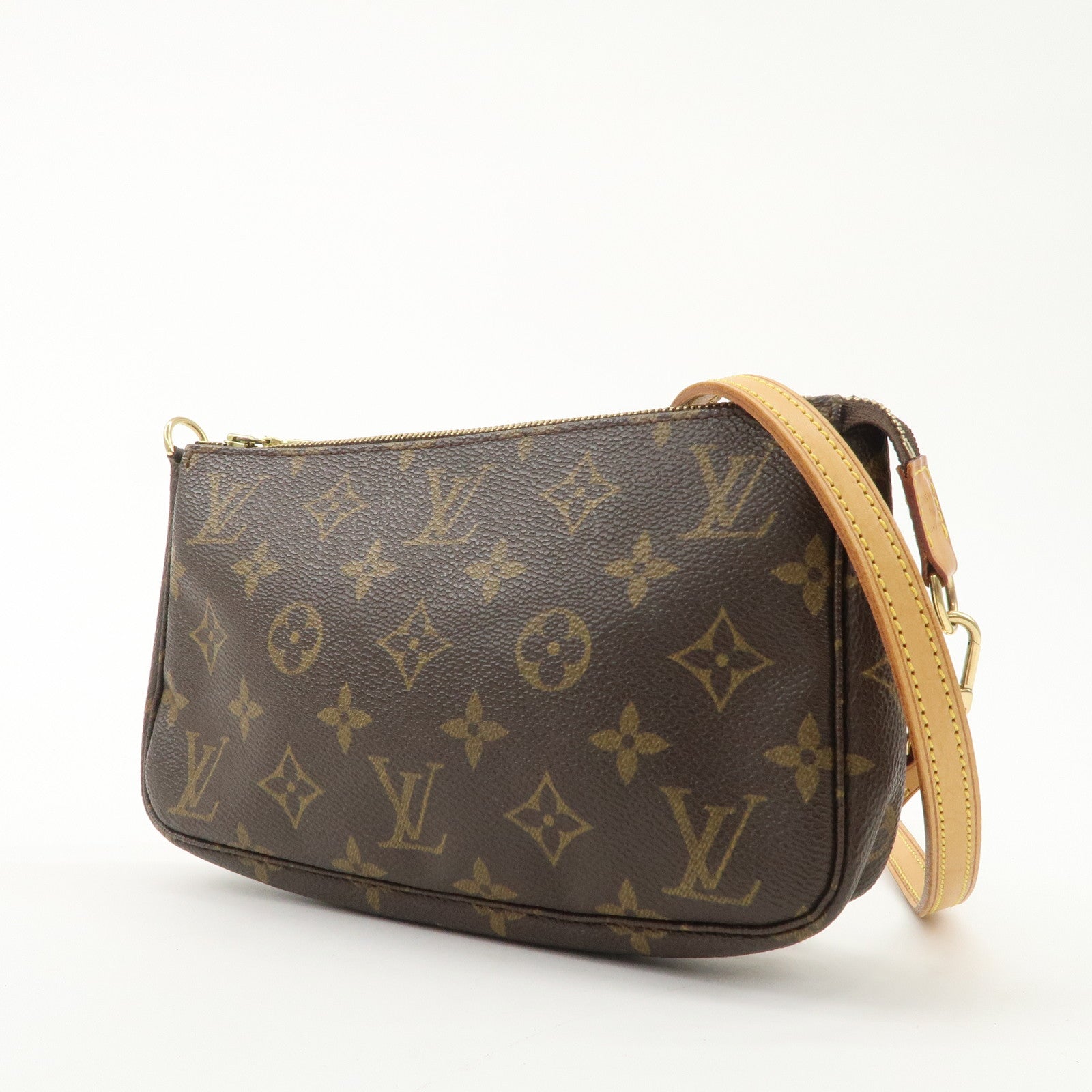 Louis Vuitton Monogram Pochette Accessoires & Strap M51980 J00145 Used