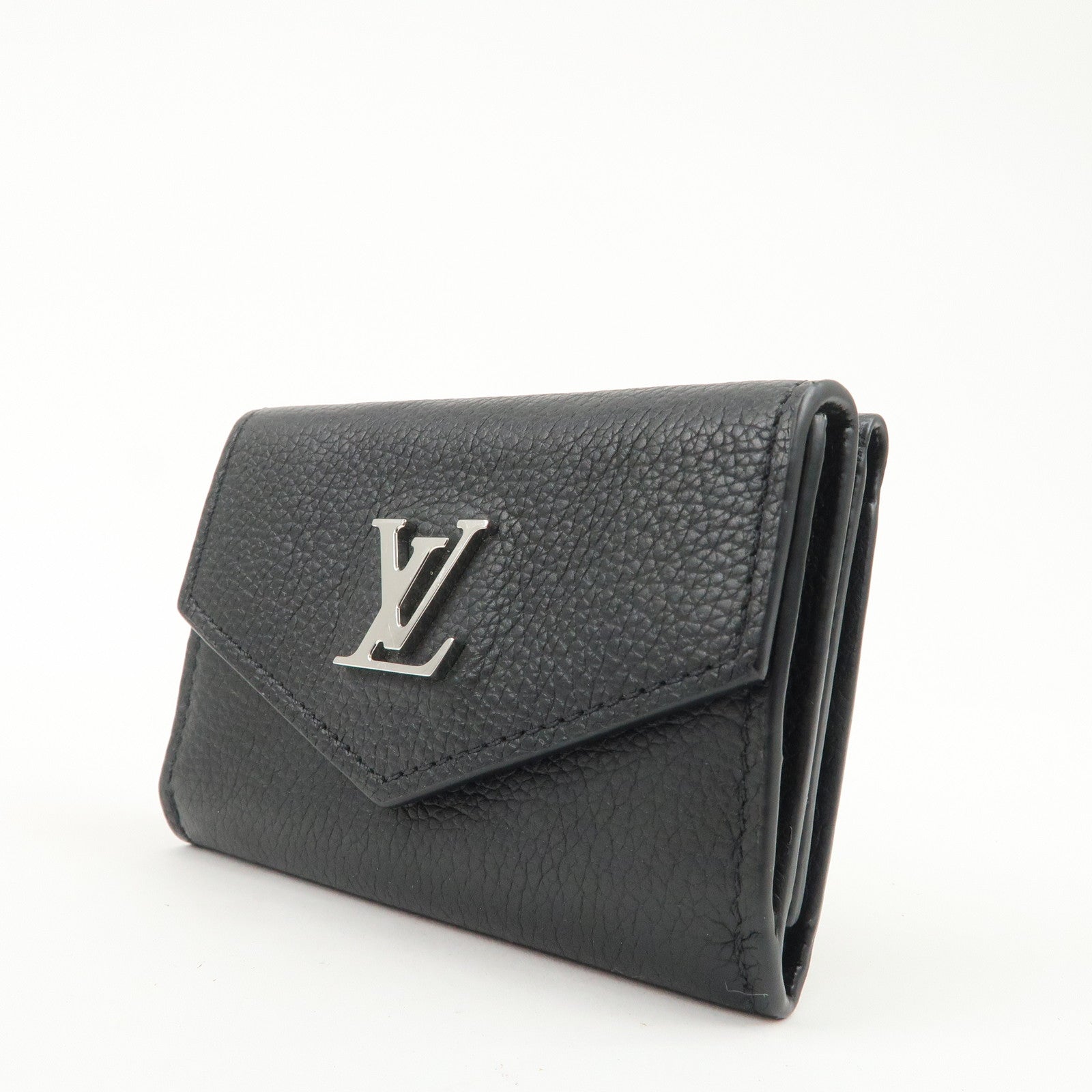 Louis Vuitton Lock Me Portefeuille Lock Mini Wallet Noir M63921 Used