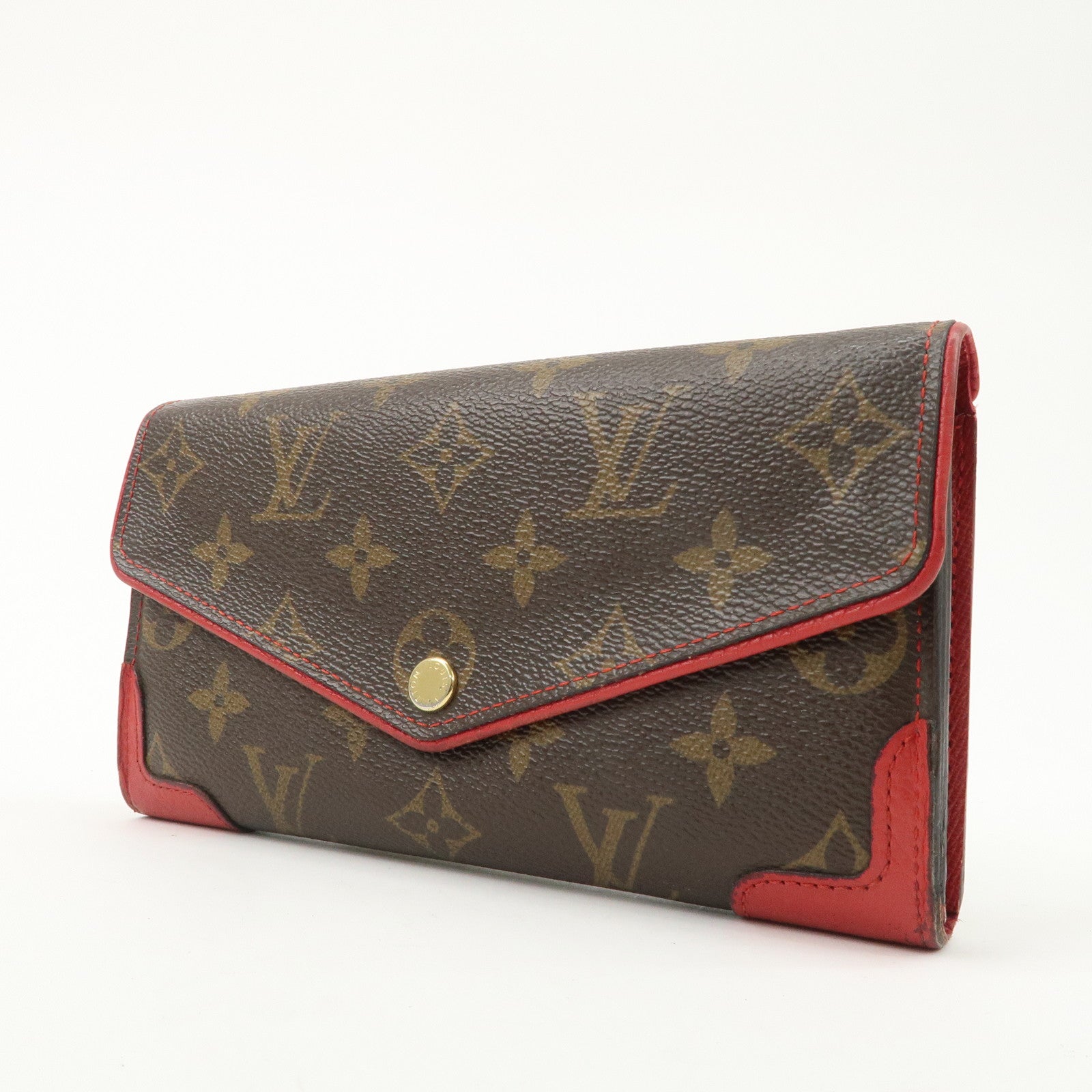 Louis Vuitton Monogram Portefeuille Sarah Retiro Wallet M61184 Used