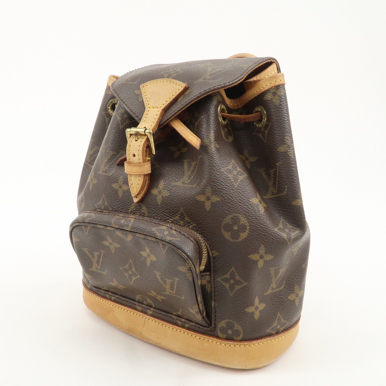 Louis Vuitton Monogram Mini Montsouris Backpack Bag M51137 Used