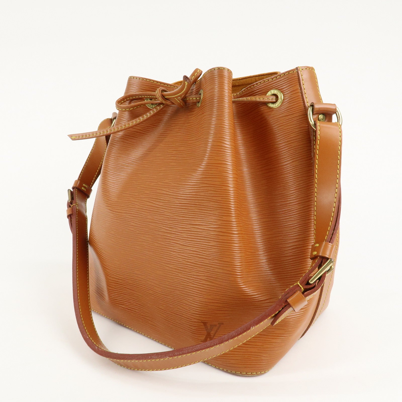 Louis Vuitton Epi Petit Noe Shoulder Bag Zipang Gold M44108 Used