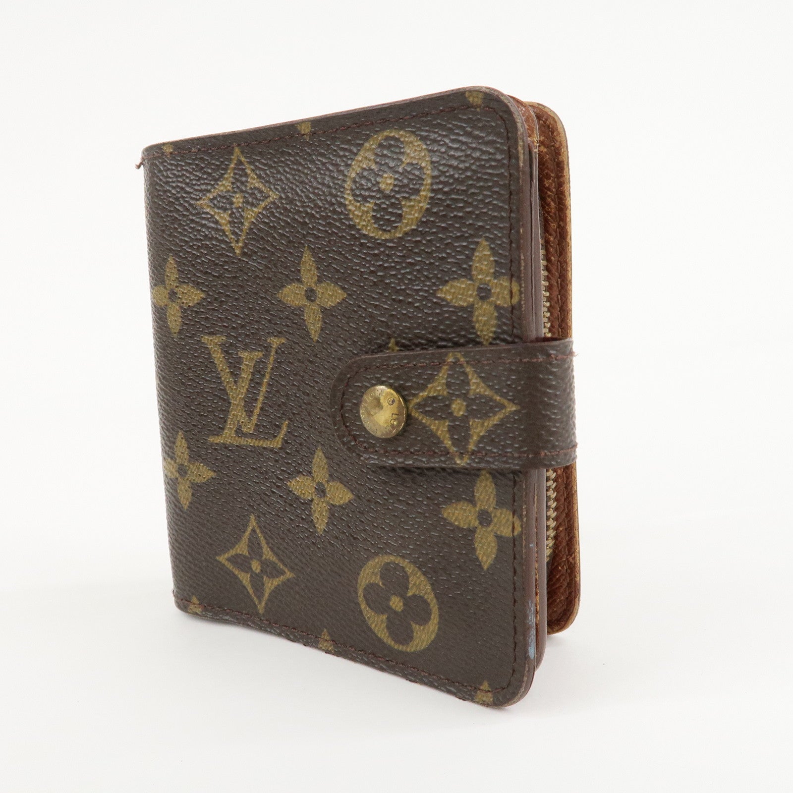 Louis Vuitton Set of 2 Monogram Compact Zip M61667 Used