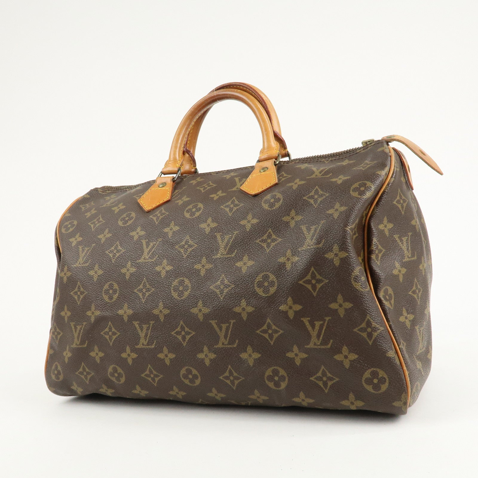 Louis Vuitton Monogram Speedy 35 Hand Bag Boston Bag M41524 Used