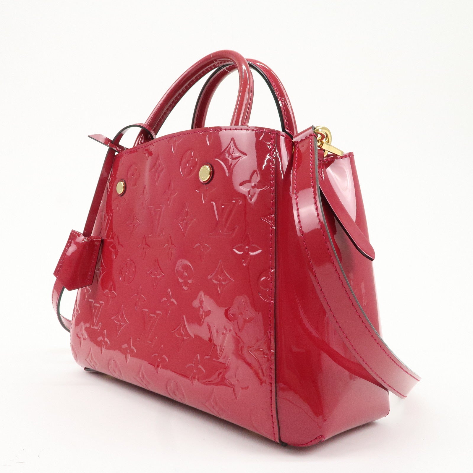 Louis Vuitton Monogram Vernis Montaigne BB Hand Bag M50172 Used