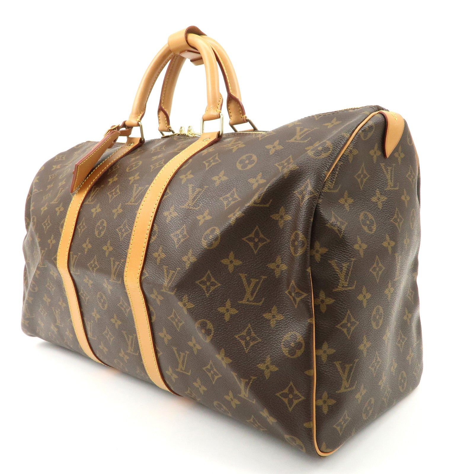 Louis Vuitton Monogram Keep All 50 Bag Old Style M41426 Used