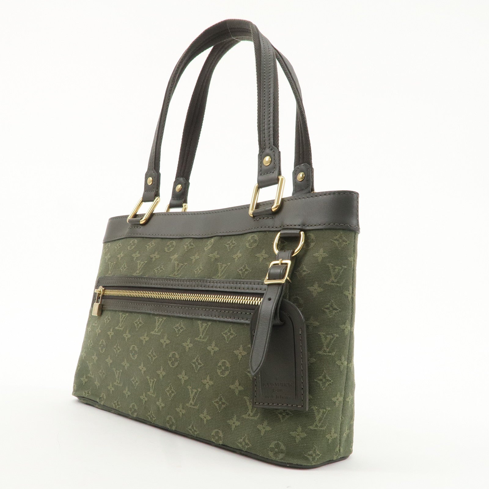 Louis Vuitton Monogram Mini Lucille PM Hand Bag TST Khaki M92682 Used