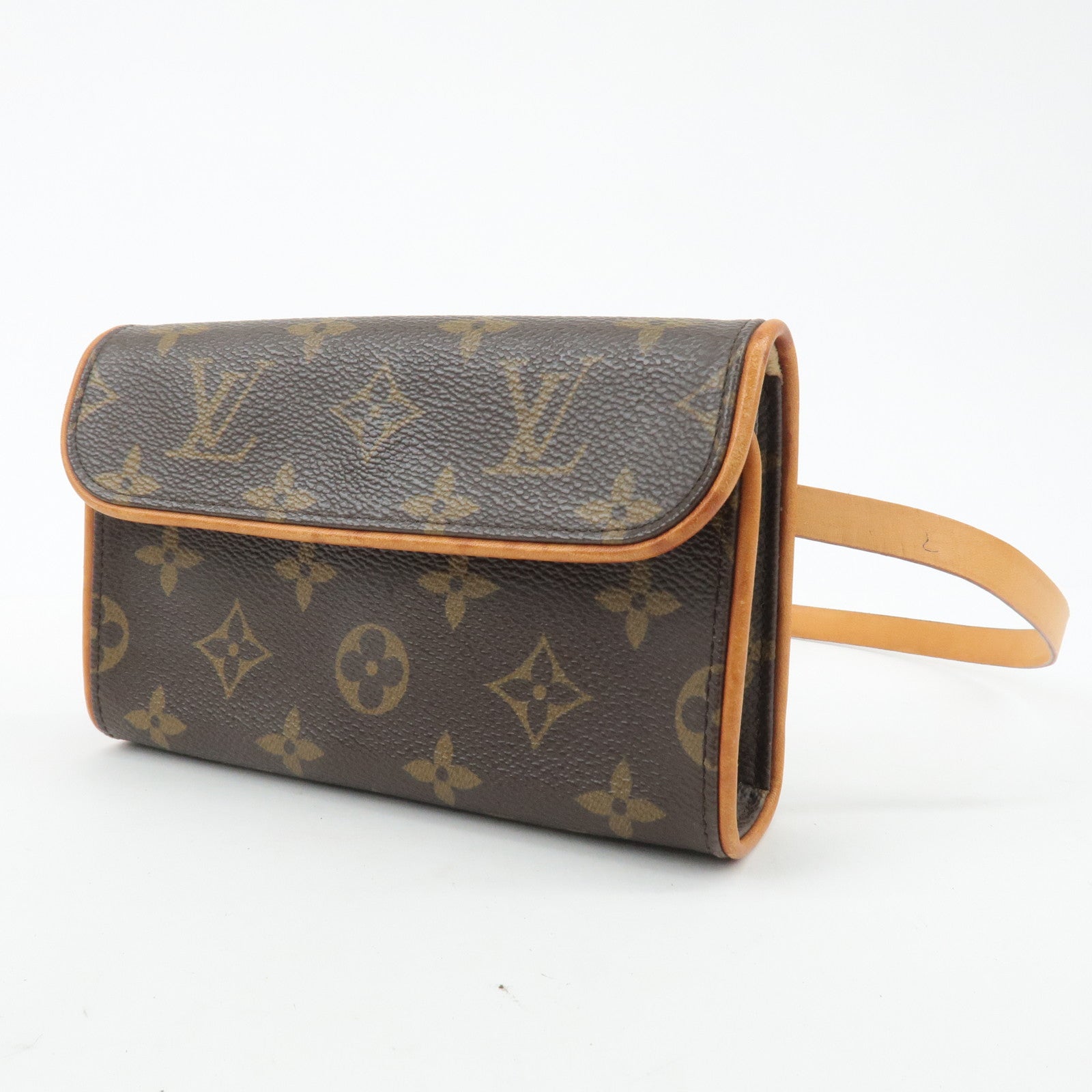 Louis Vuitton Monogram Pochette Florentine Waist Bag Belt M M51855 Used