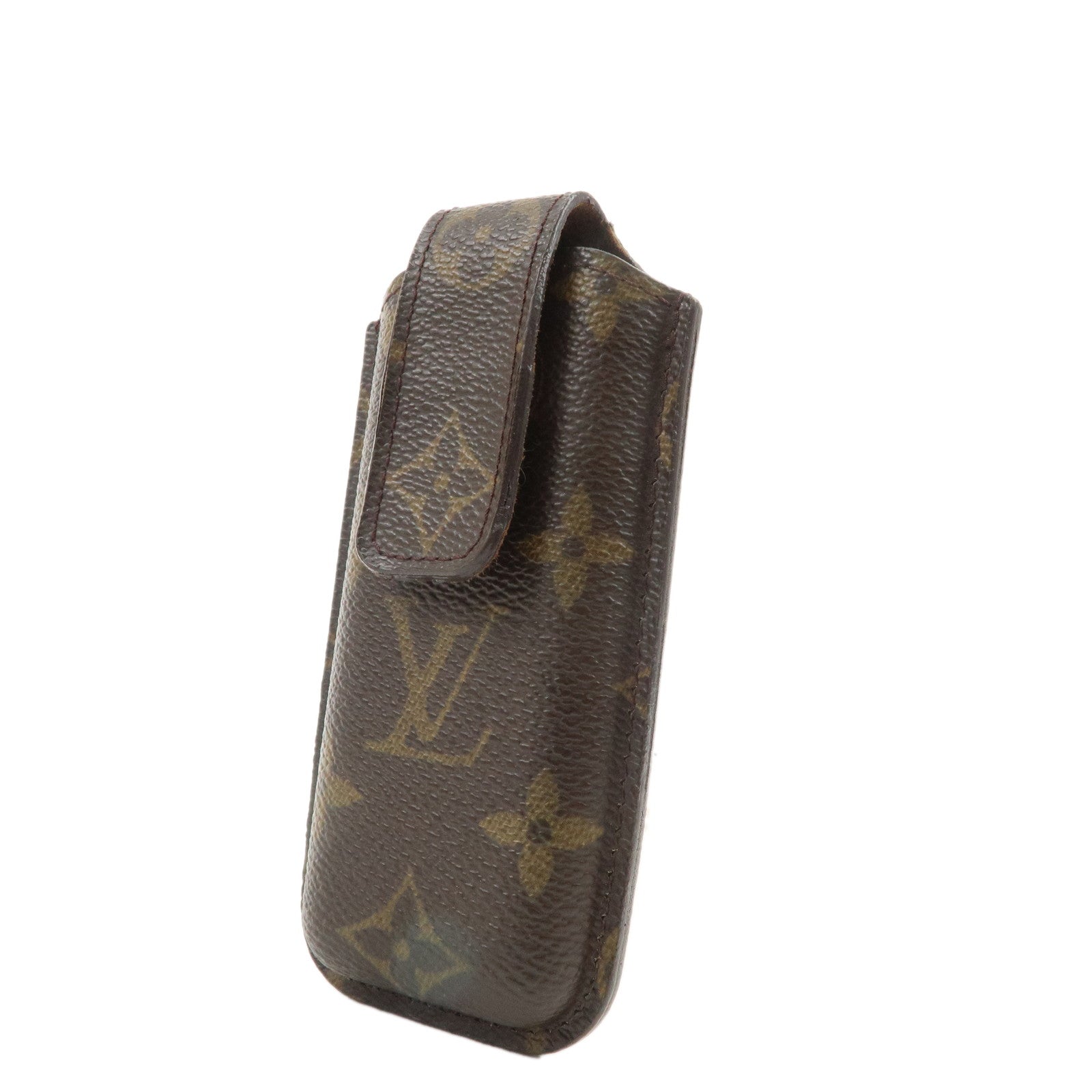 Louis Vuitton Monogram Etuit Telephone Cell Phone Case M63050 Used