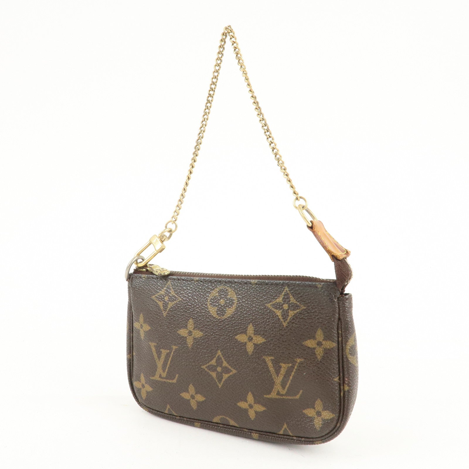 Louis Vuitton Monogram Mini Pochette Accessoires Pouch M58009 Used