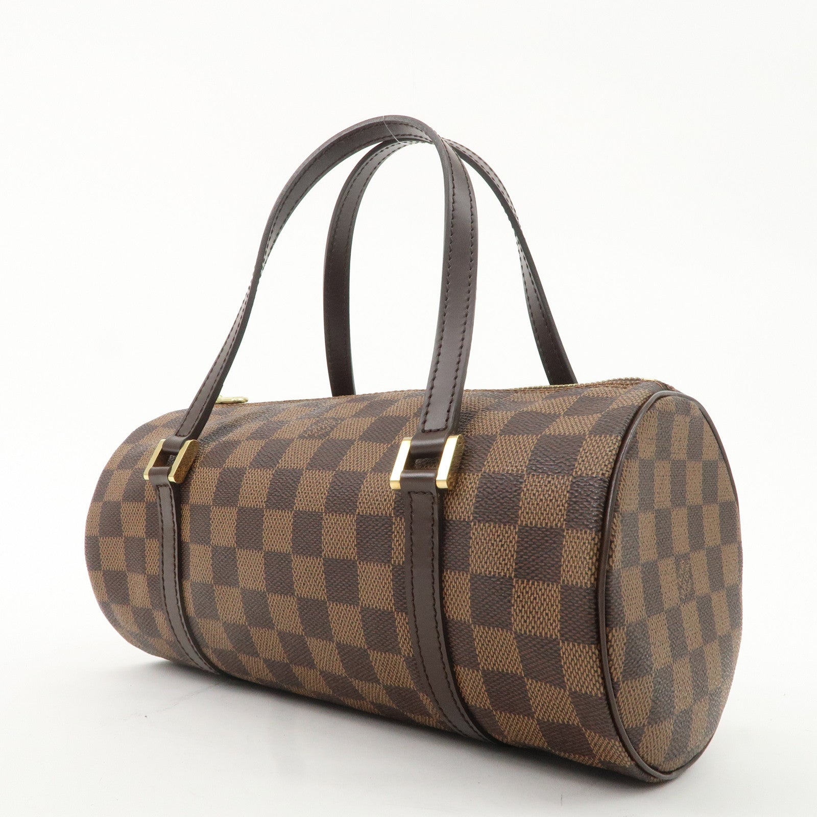 Louis Vuitton Damier Ebene Papillon 26 Hand Bag Brown N51304 Used
