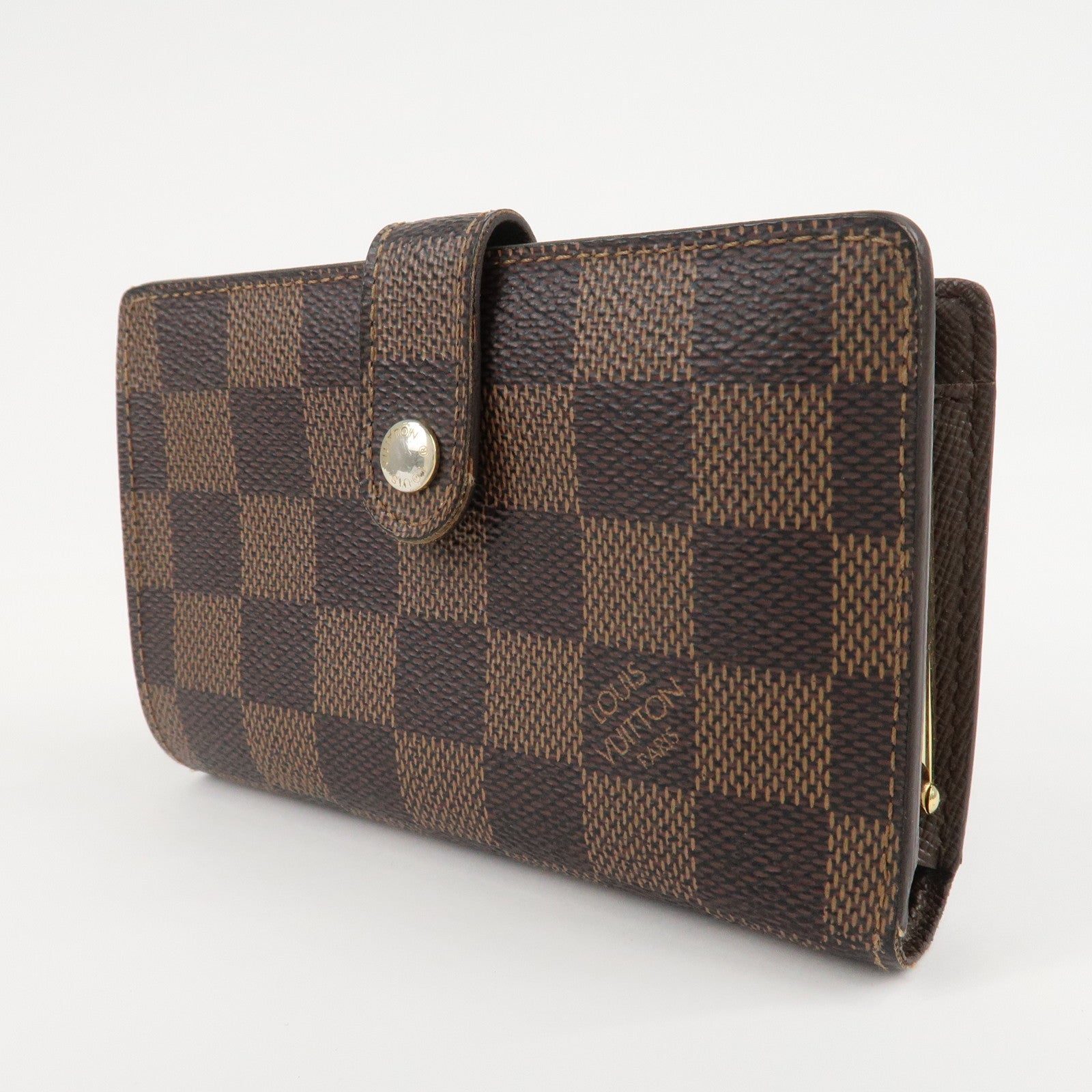 Louis Vuitton Damier Portefeuille Viennois Wallet N61674 Used