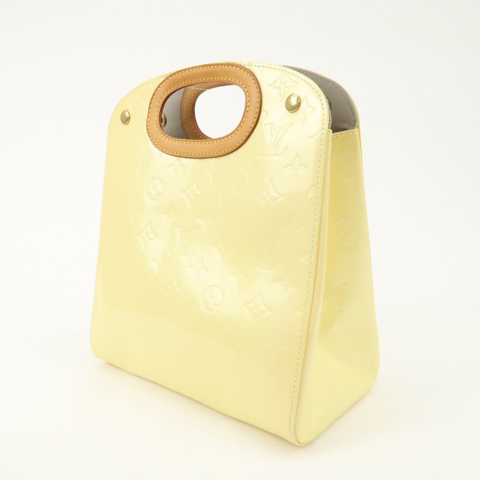Louis Vuitton Monogram Vernis Maple Drive Hand Bag Noisettes Used
