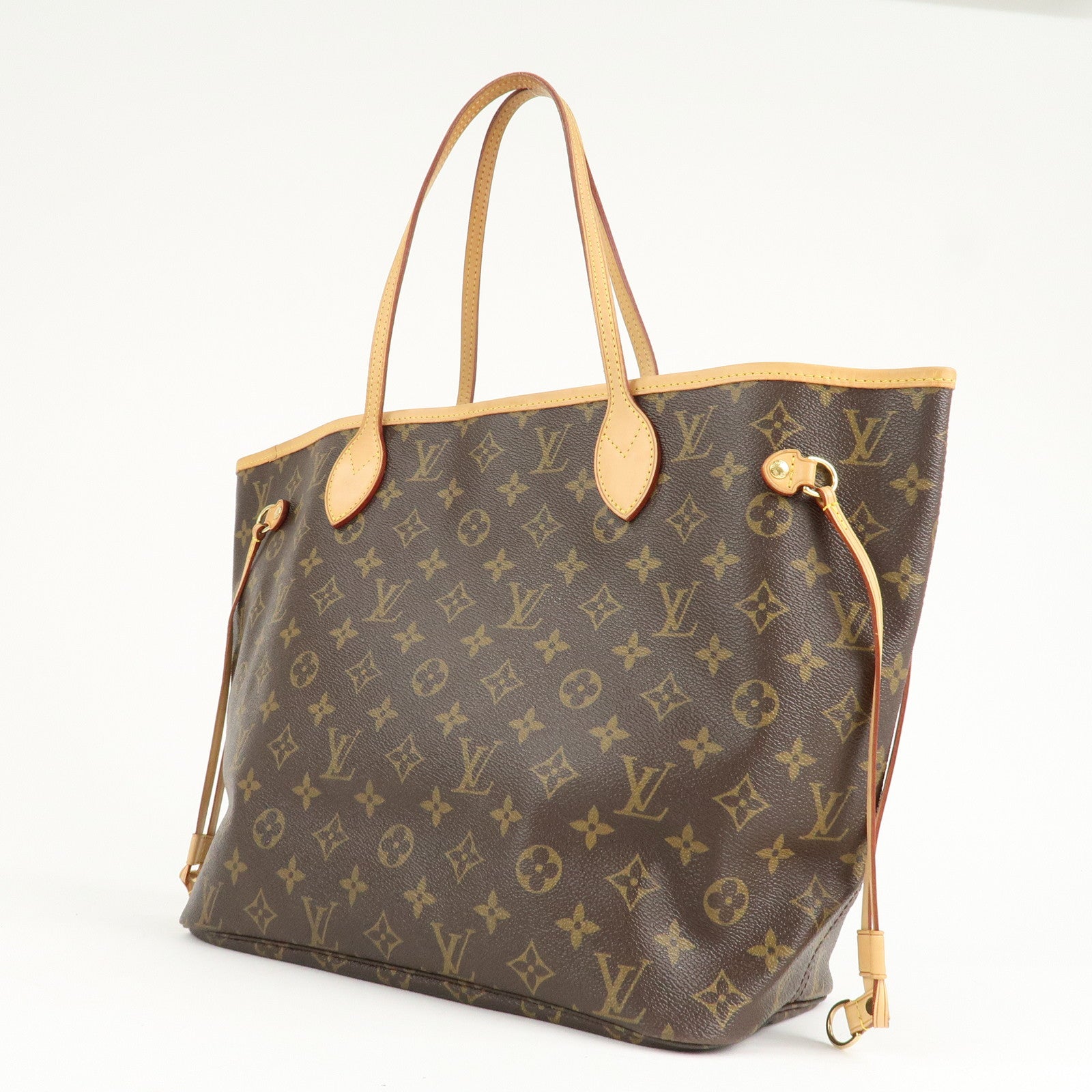 Louis Vuitton Monogram Neverfull MM Tote Bag Brown M40156 Used