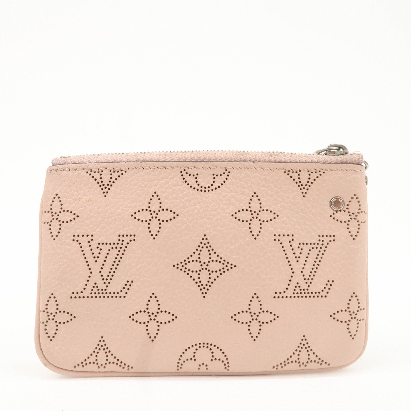 Louis Vuitton Monogram Mahina Pochette Cles Magnolia Pink M69508 Used