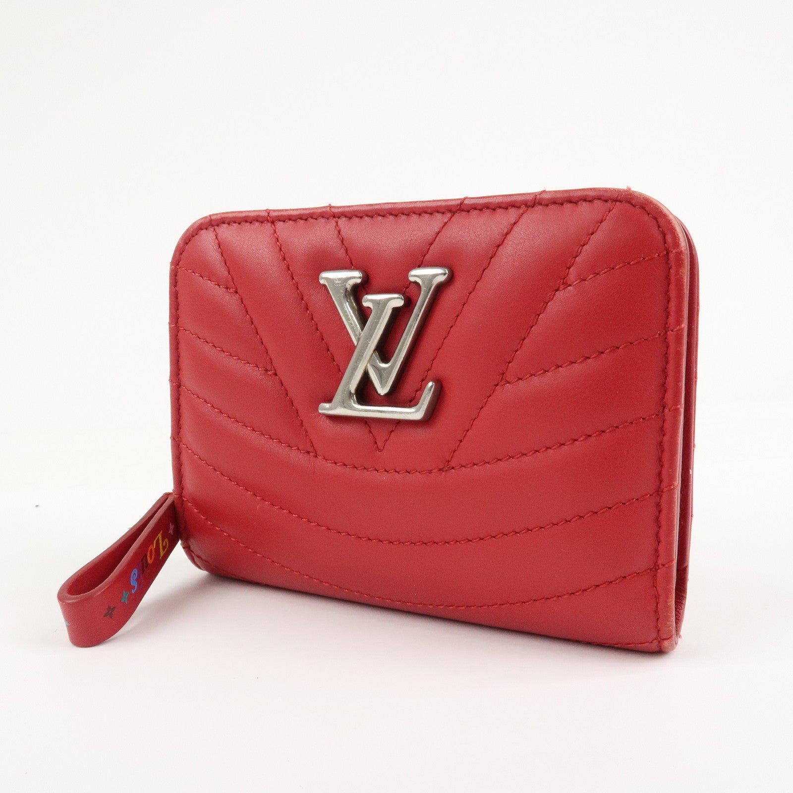 Louis Vuitton Zipped Compact Wallet Rouge M63790 Used