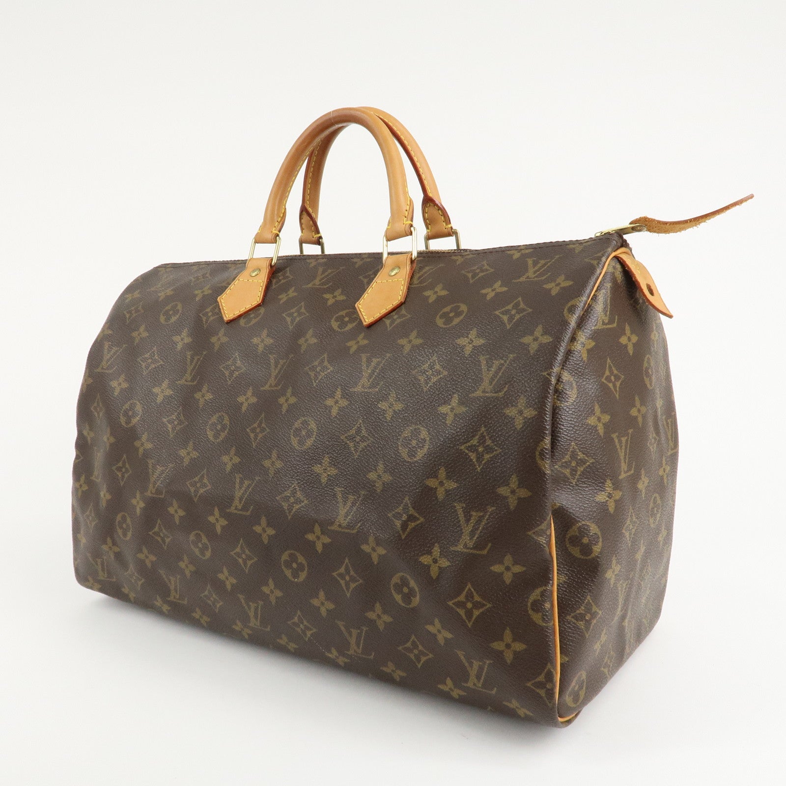 Louis Vuitton Monogram Speedy 40 Hand Bag Boston Bag M41522 Used