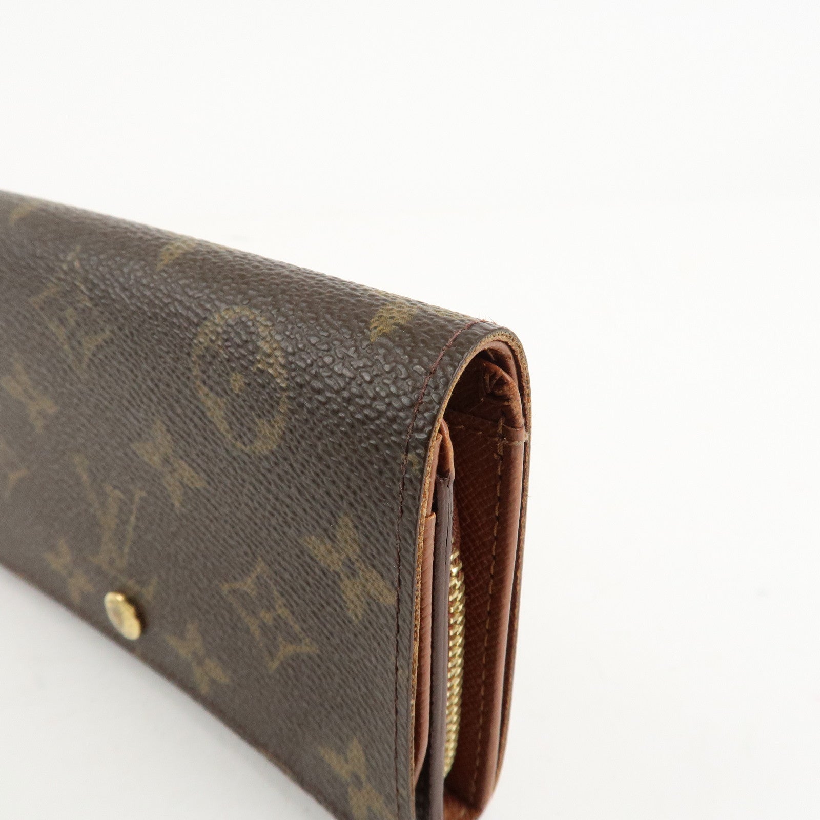 Louis Vuitton Monogram Set of 3 Wallet Brown M61730 M61215 Used