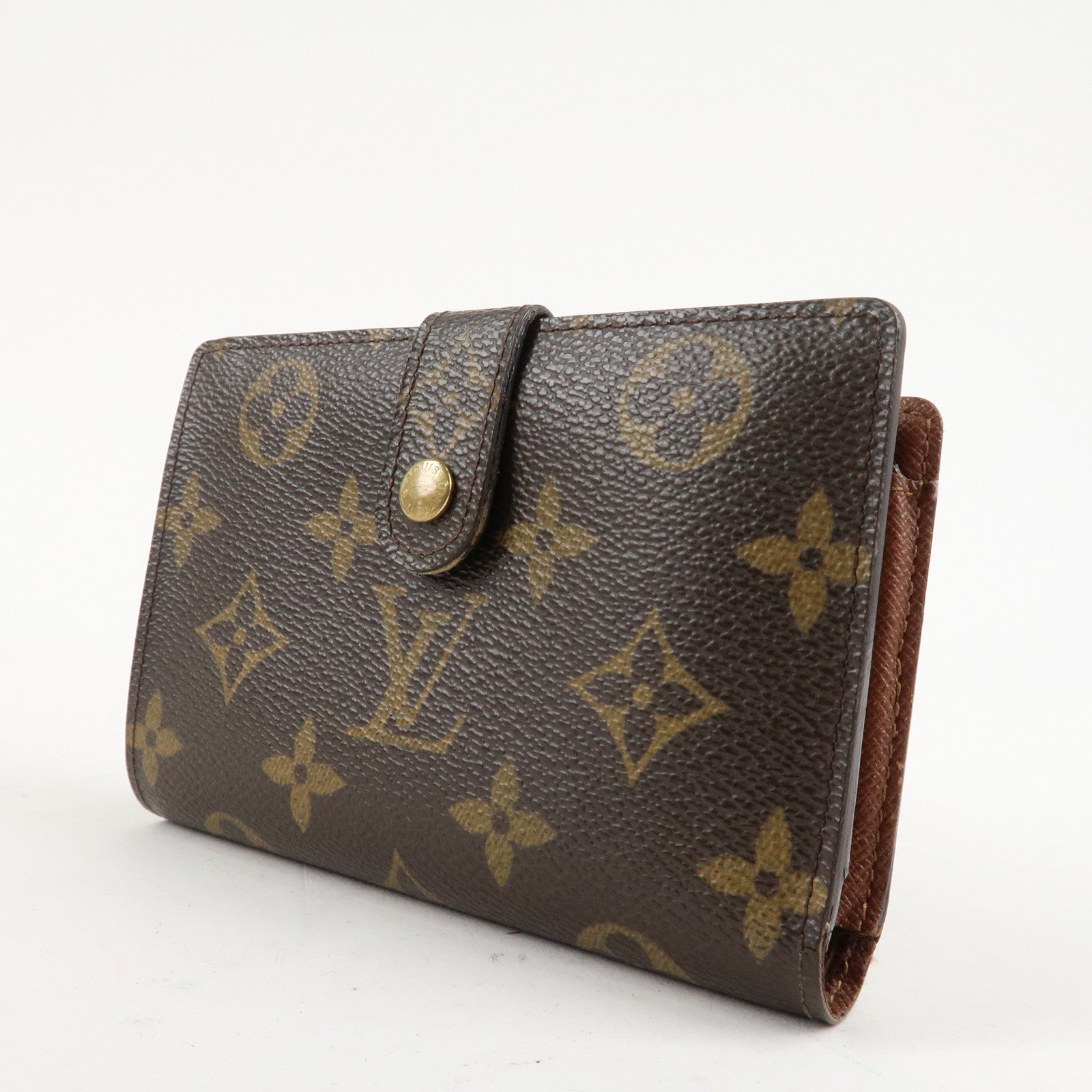 Louis Vuitton Monogram Set of 2 Porte Monnaie Billets Viennois Used