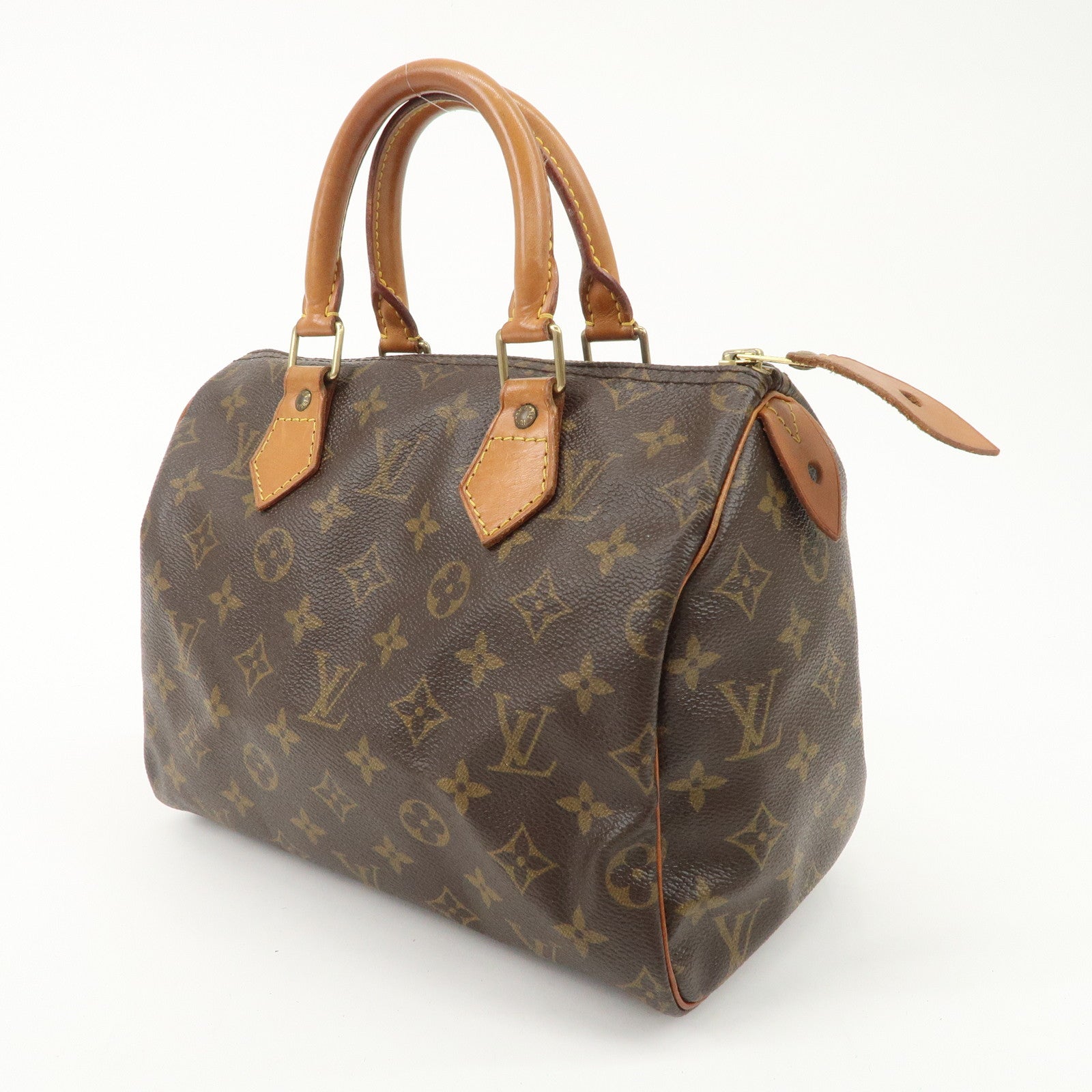 Louis Vuitton Monogram Speedy 25 Hand Bag Boston Bag M41528 Used