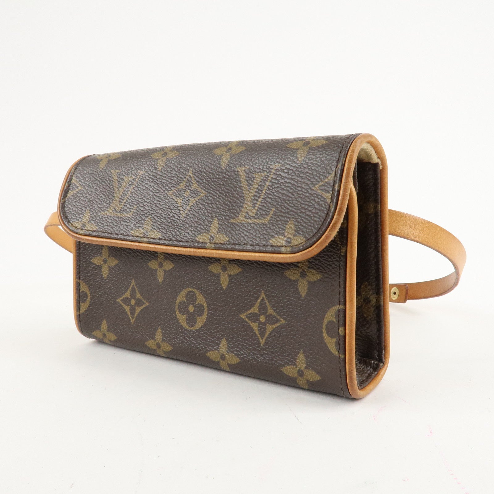 Louis Vuitton Monogram Pochette Florentine Waist Bag BeltXS M51855 Used
