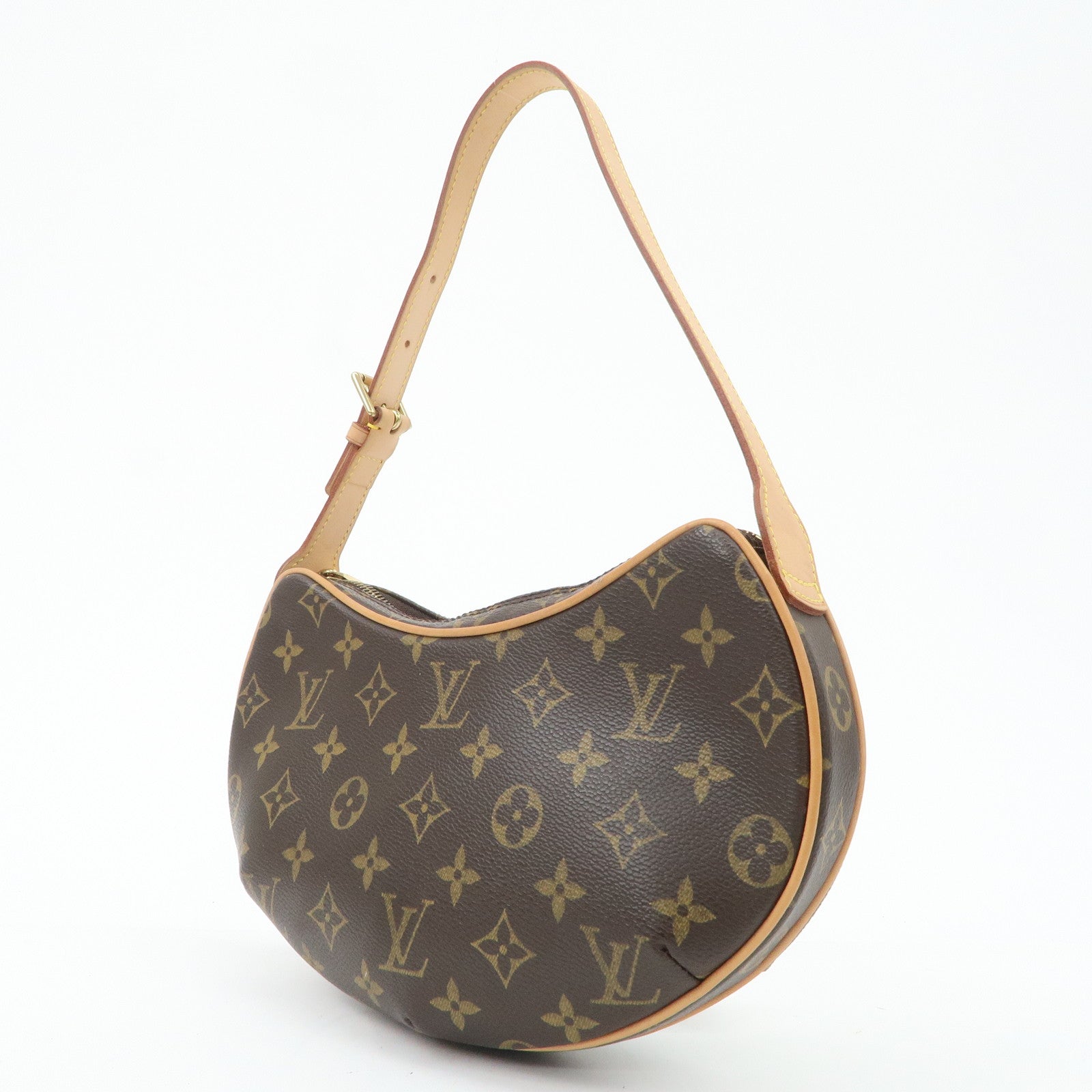 Louis Vuitton Monogram Pochette Croissant Shoulder Bag M51510 Used