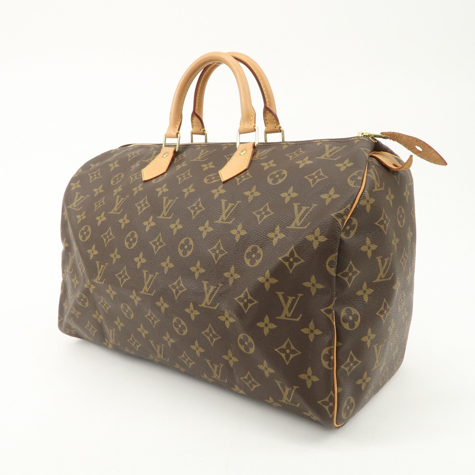 Louis Vuitton Monogram Speedy 40 Hand Bag Boston Bag M41522 Used