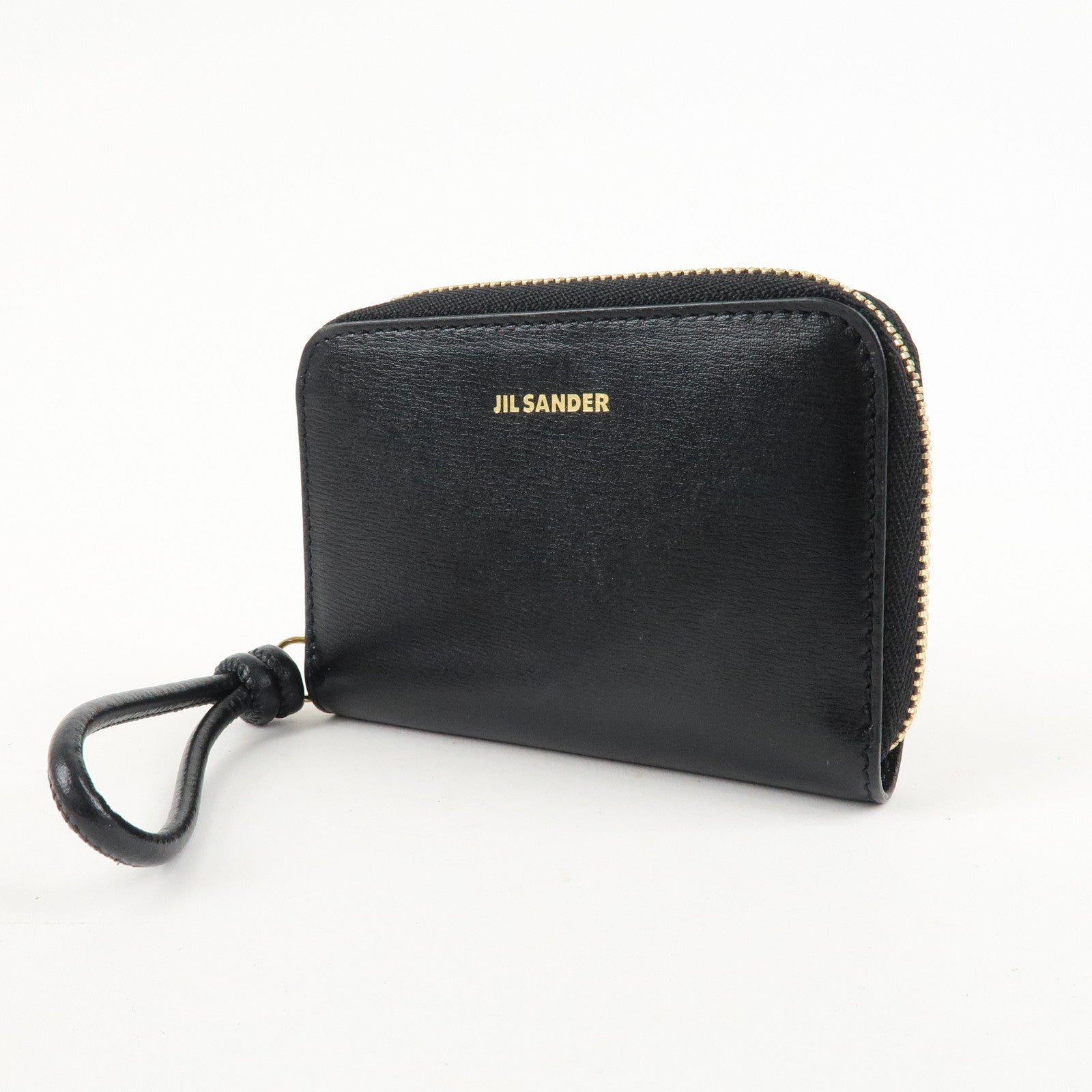 Jil Sander Leather Round Zipper Coin Purse J07UI0007 P4841 Used