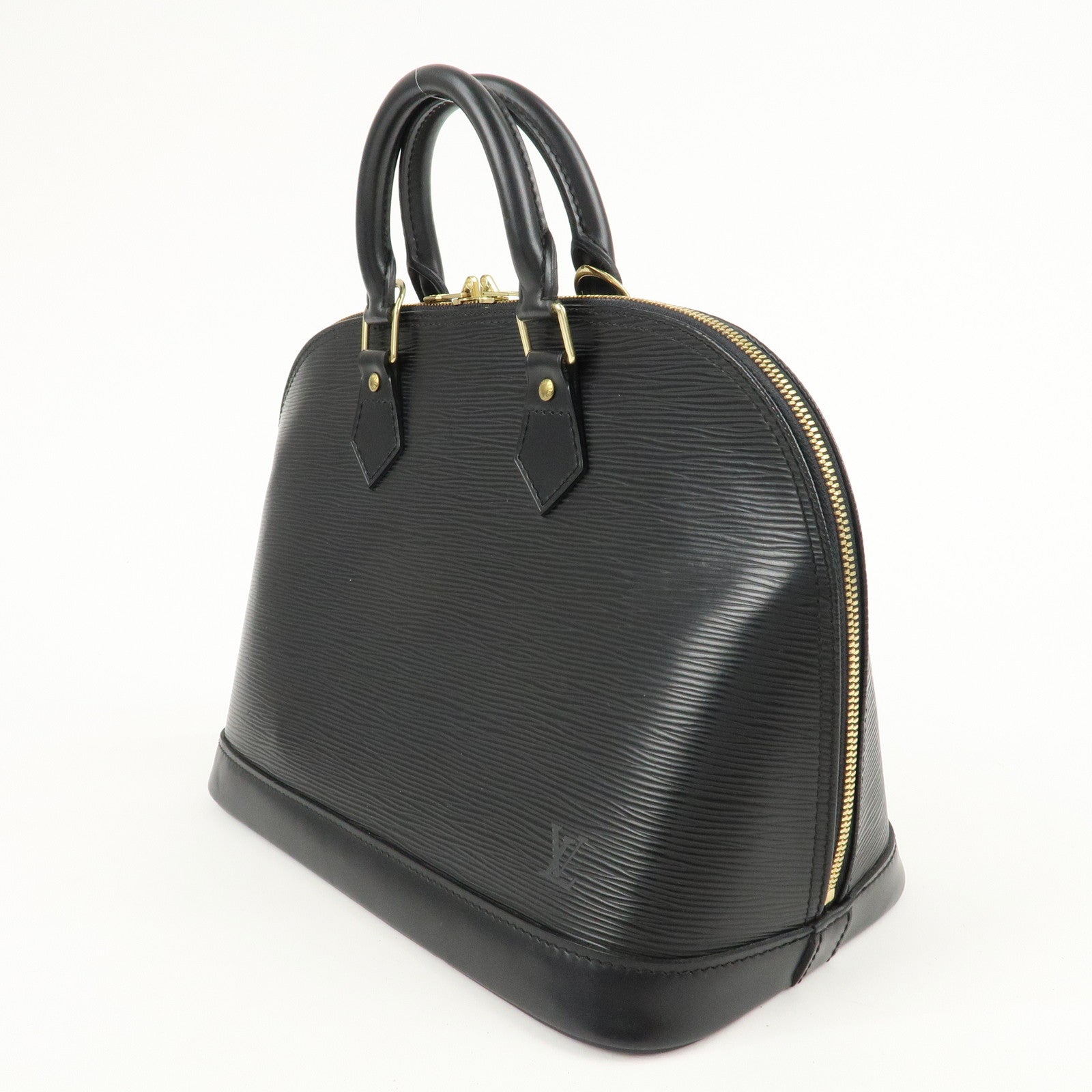 Louis Vuitton Epi Alma Hand Bag Noir Black M52142 Used