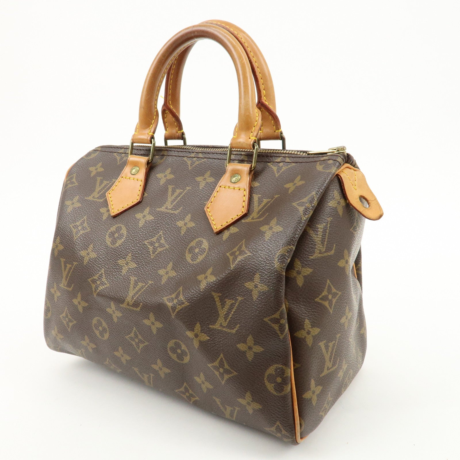 Louis Vuitton Monogram Speedy 25 Hand Bag Boston Bag M41528 Used
