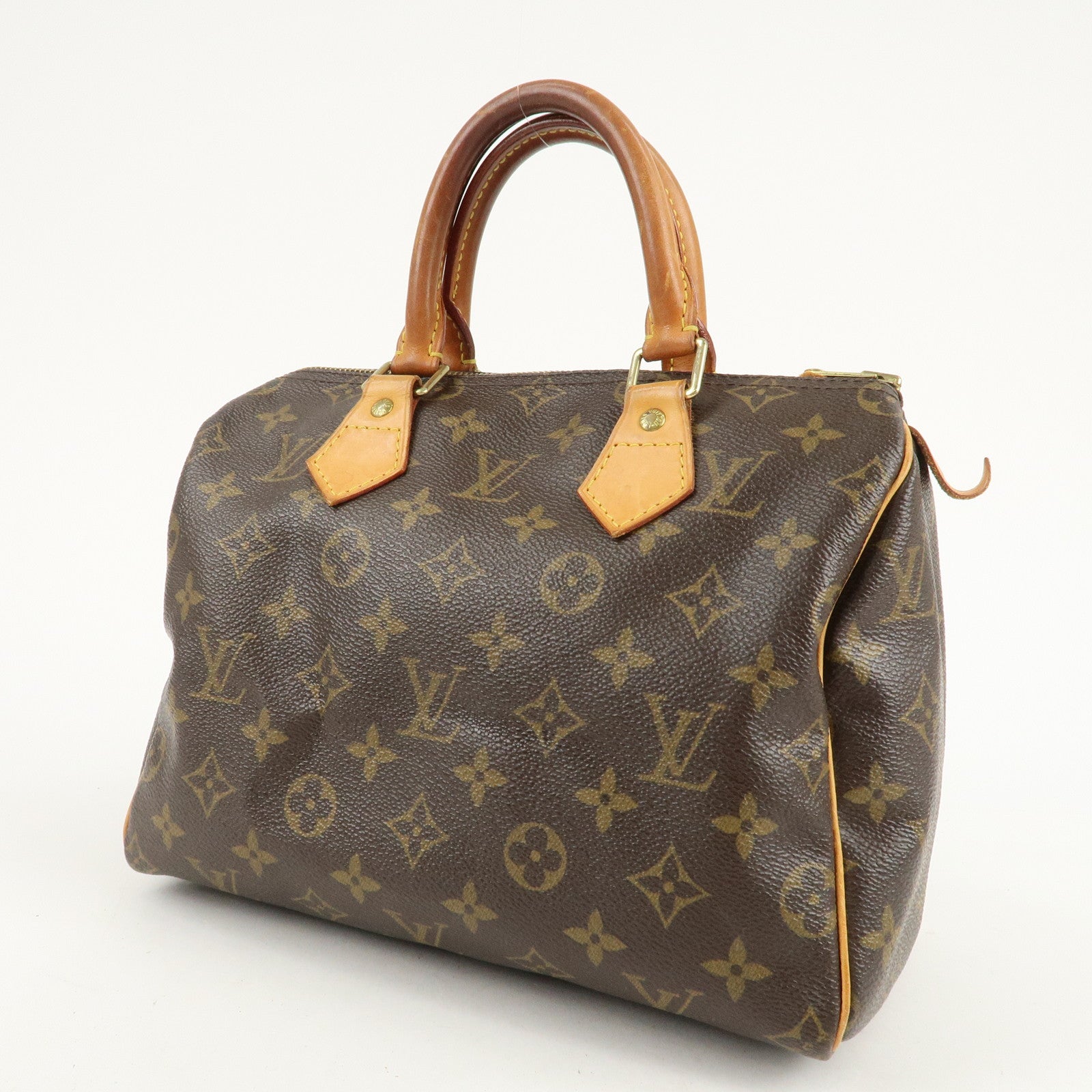 Louis Vuitton Monogram Speedy 25 Hand Bag Boston Bag M41528 Used