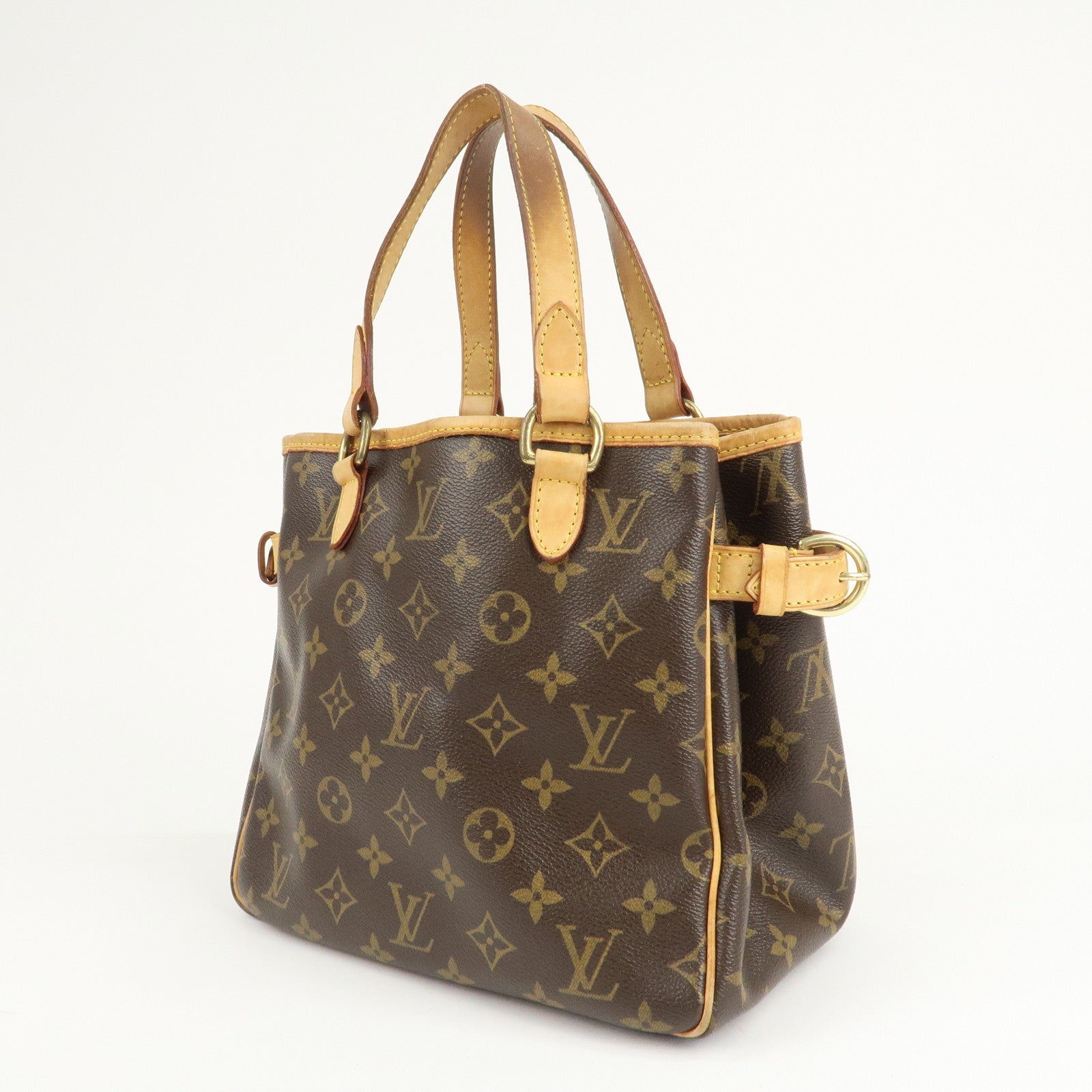 Louis Vuitton Monogram Batignolles Tote Bag Hand Bag M51156 Used