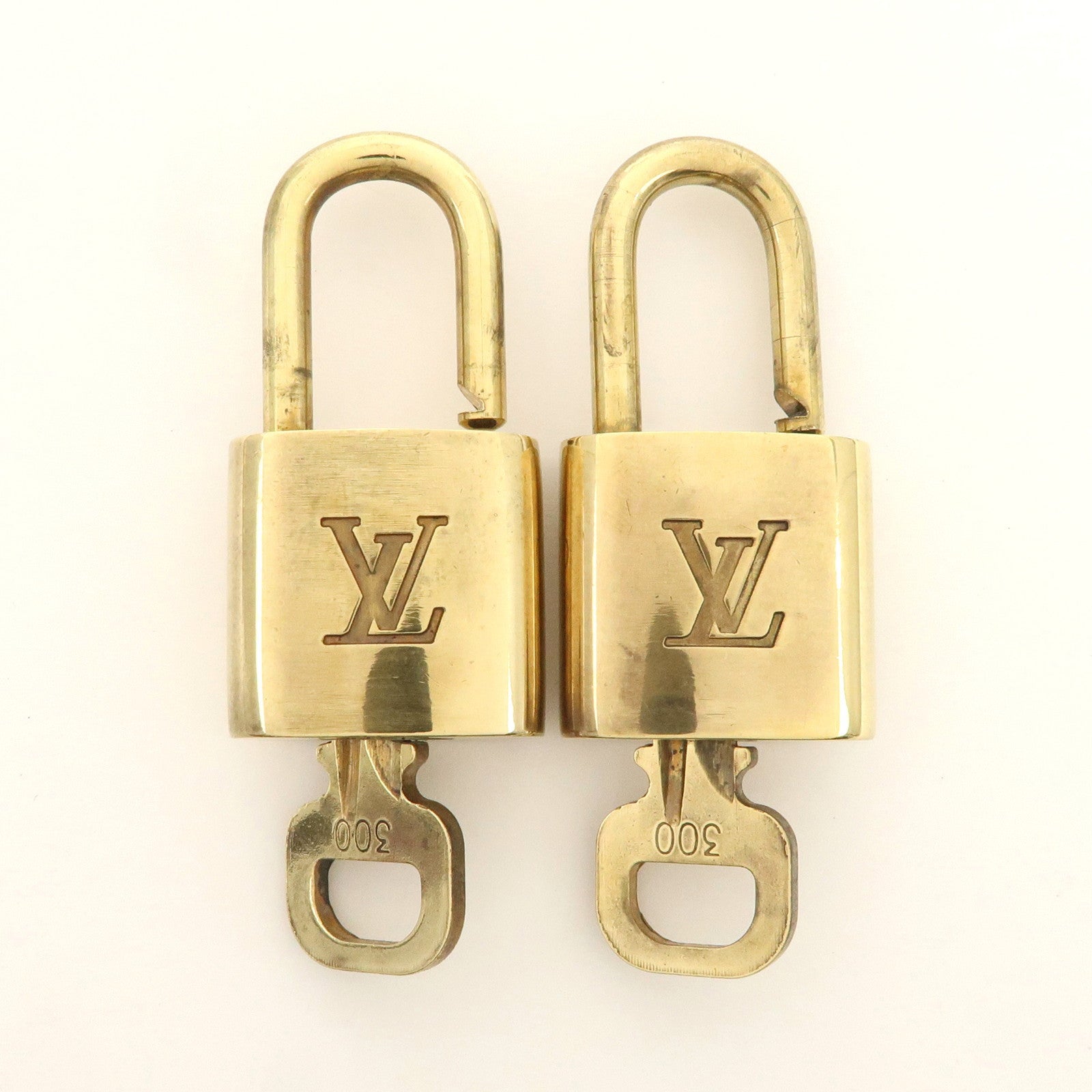 Louis Vuitton Set of 10 Lock & Key Cadena Key Lock Used