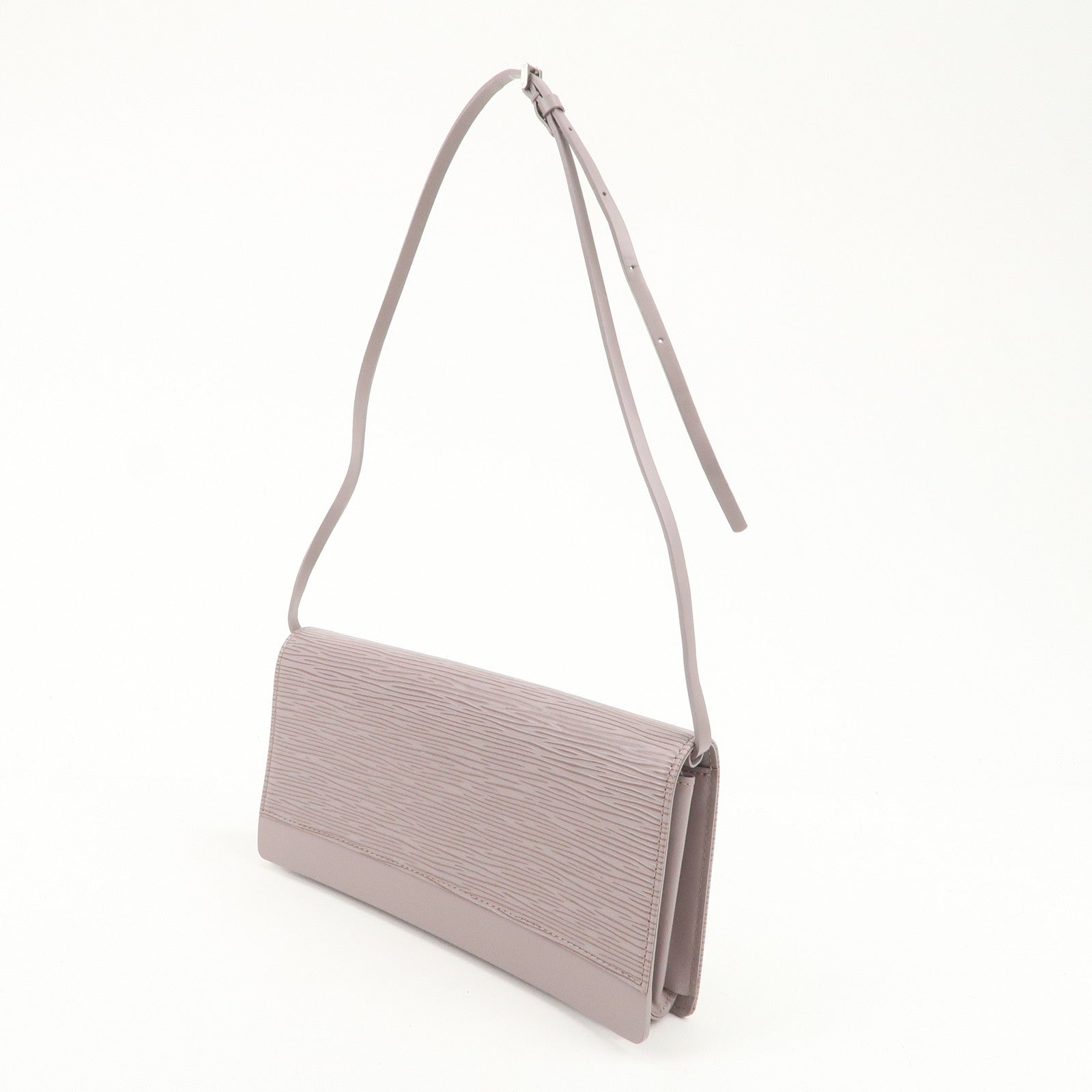 Louis Vuitton Epi Honfleur Hand Bag Shoulder Bag Lilac M5273B Used