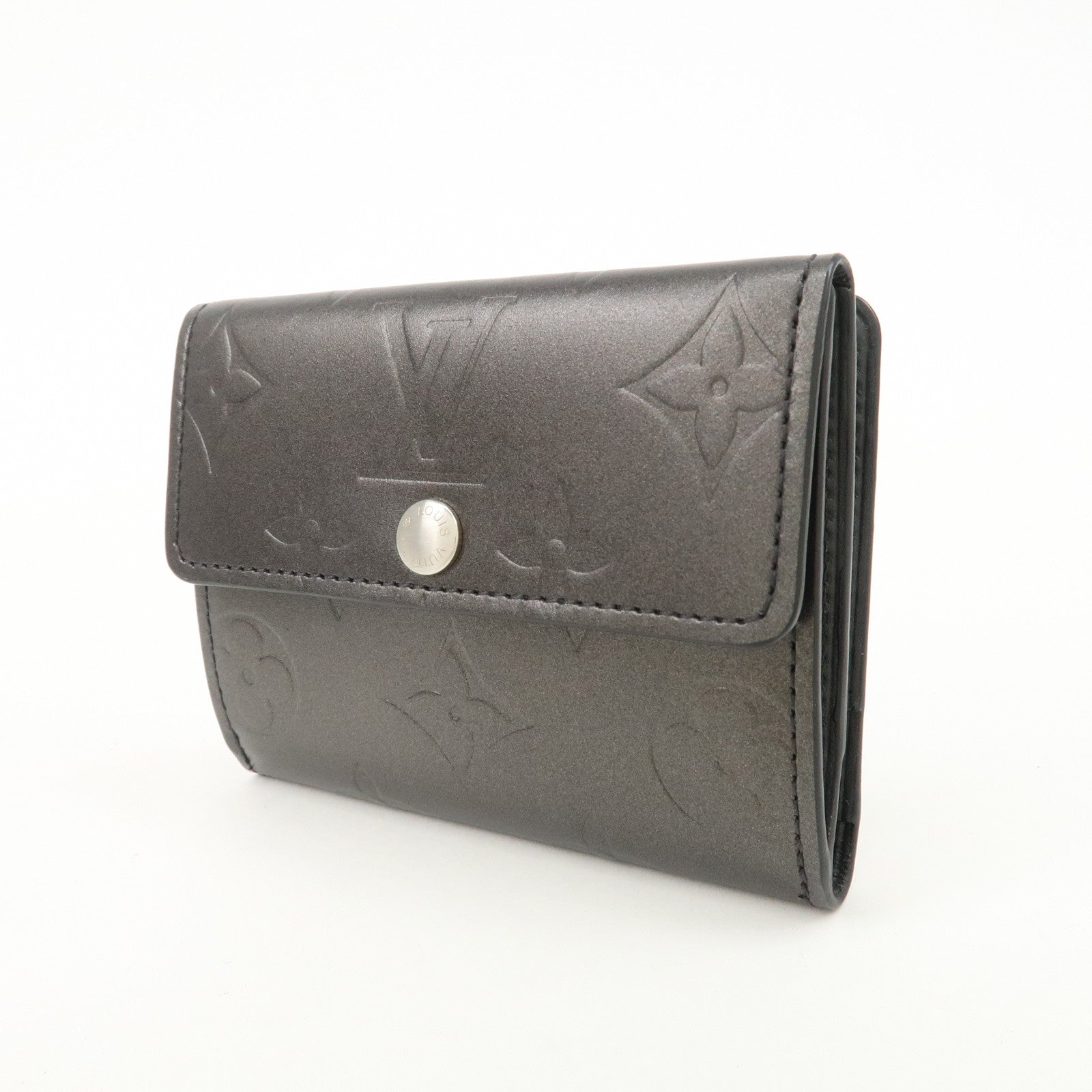 Louis Vuitton Monogram Matte Ludlow Coin Case Noir M65122 Used