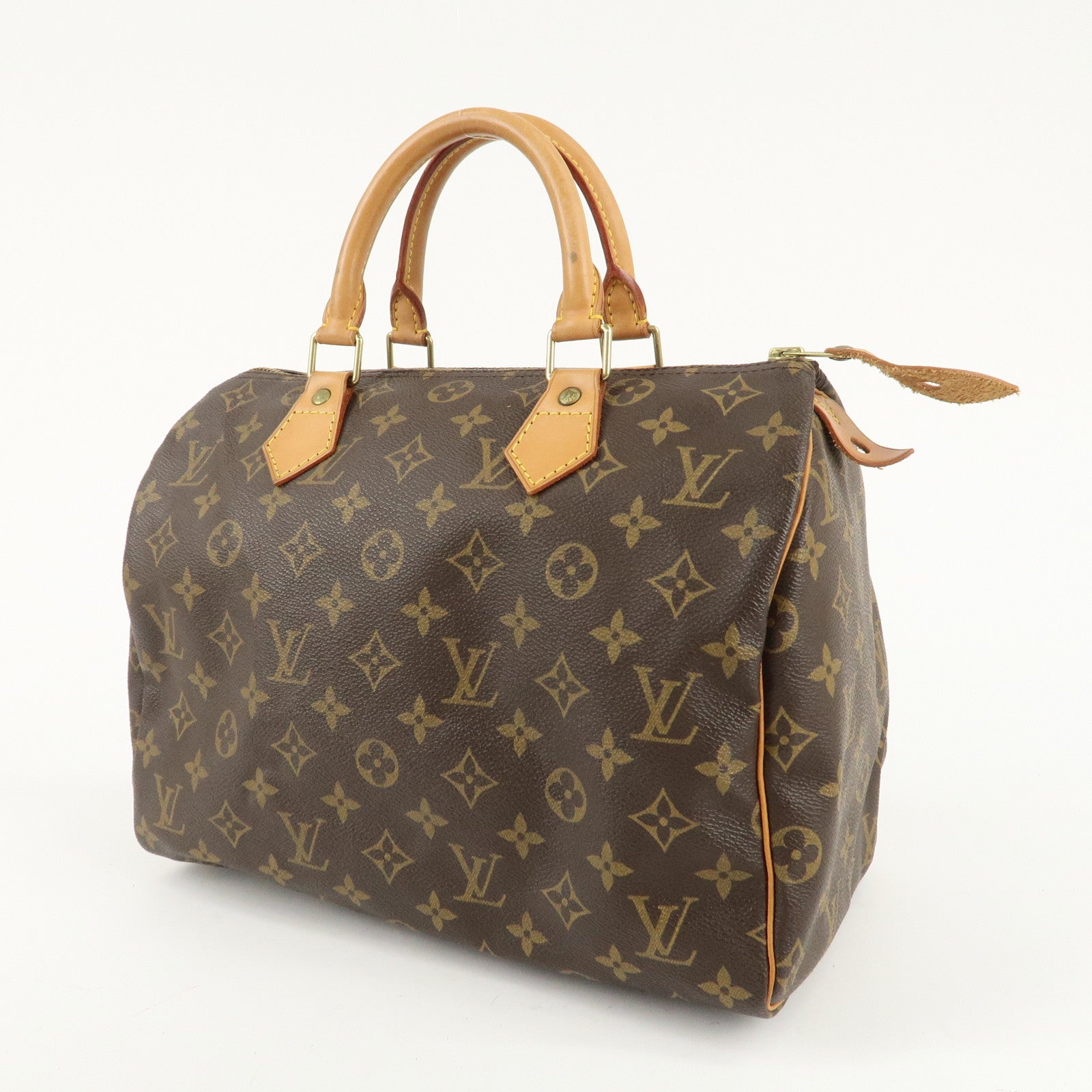 Louis Vuitton Monogram Speedy 30 Hand Bag Boston Bag M41526 Used