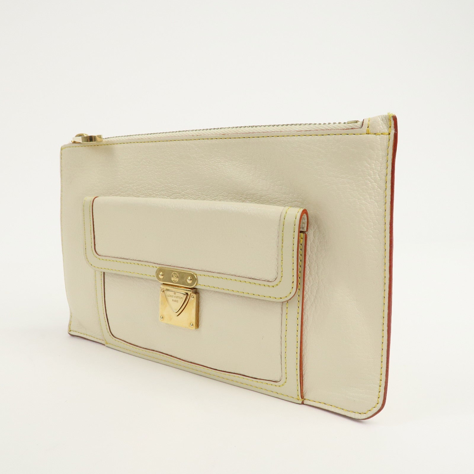 Louis Vuitton Suhari Inséparable Pouch Blanc M91937 Used