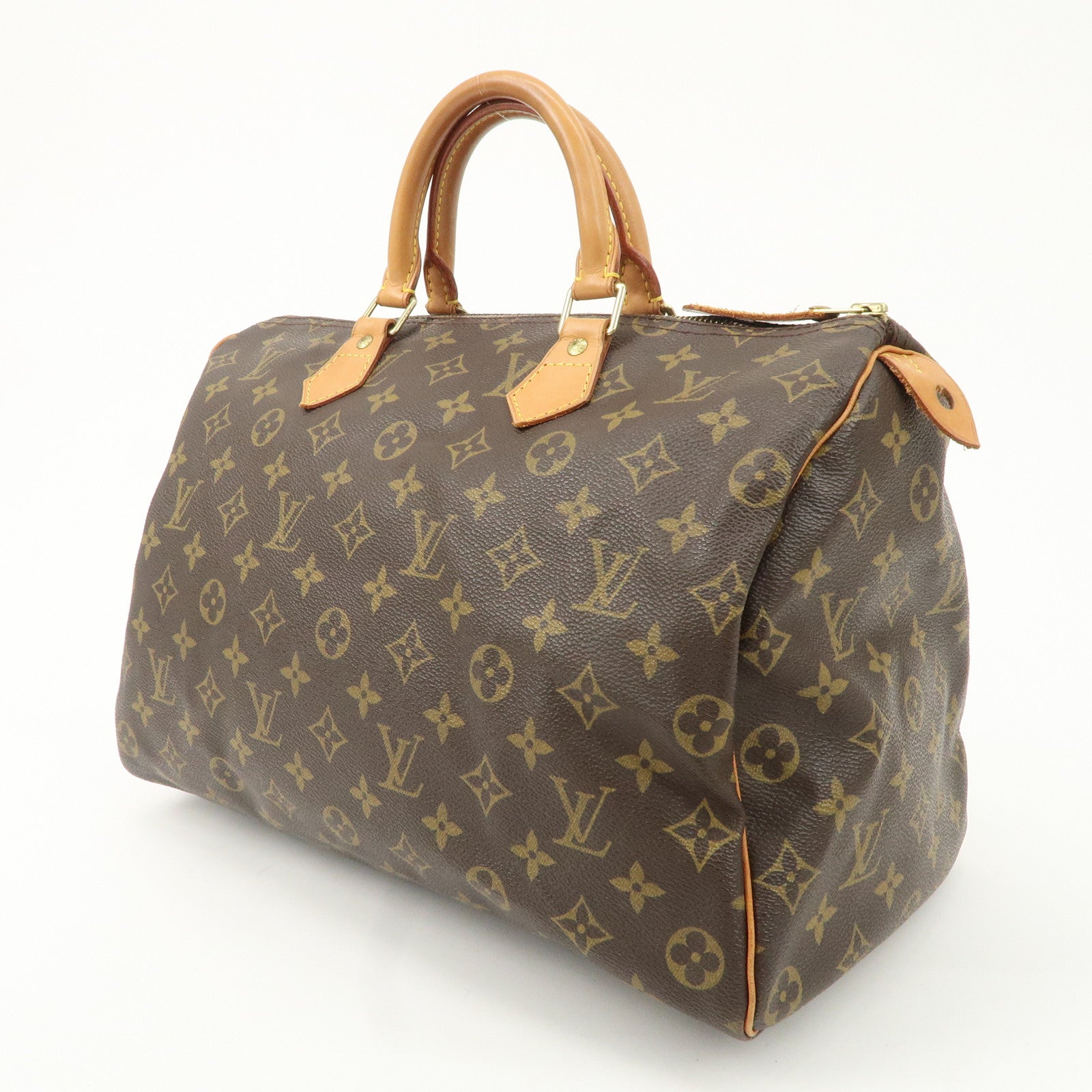 Louis Vuitton Monogram Speedy 35 Hand Bag Boston Bag M41524 Used