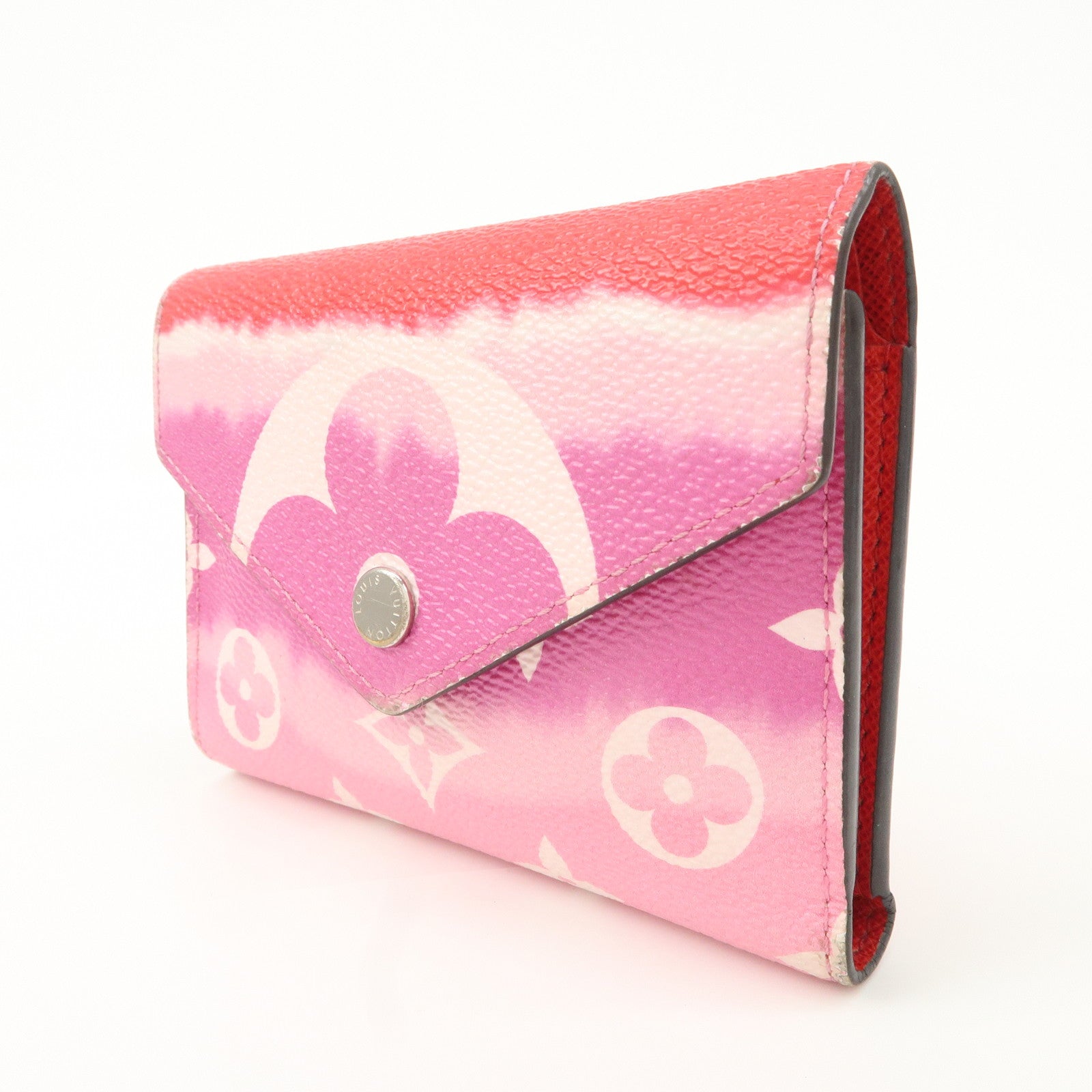 Louis Vuitton Escal Portefeuille Victorine Wallet Rouge M68842 Used