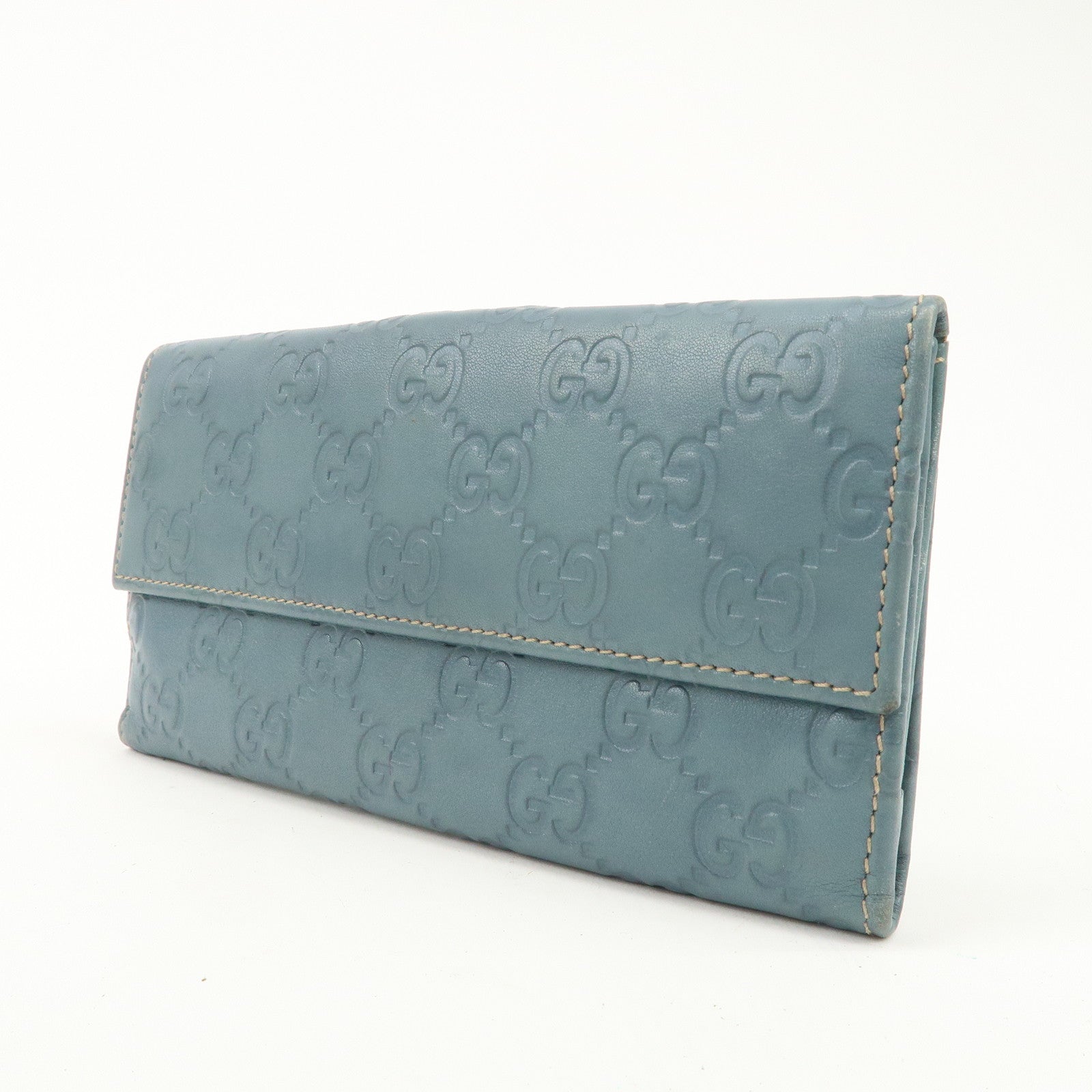 GUCCI Guccissima Set of 3 Long Wallet 143389 203618 308005 Used
